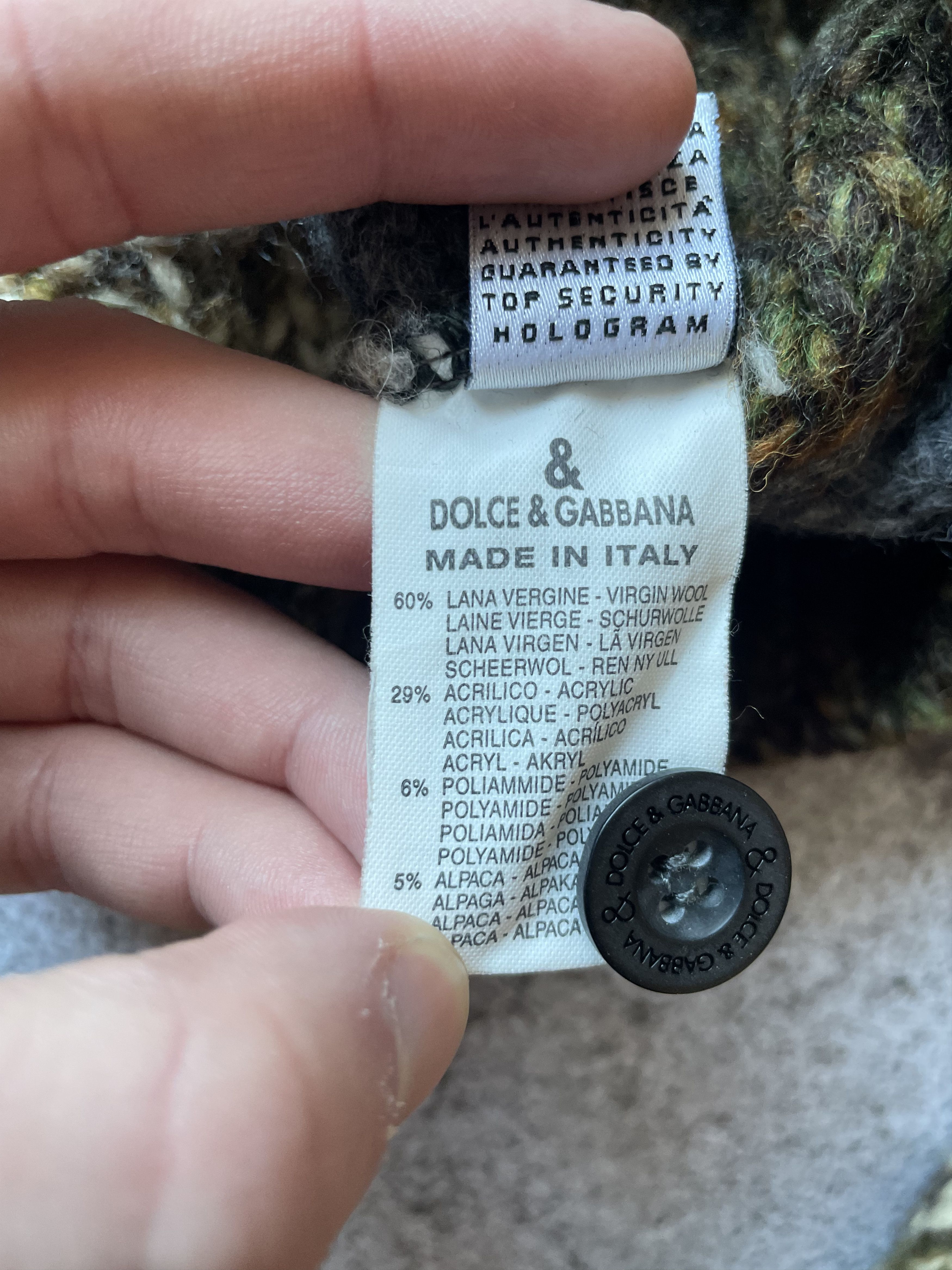 Dolce & Gabbana Archive D&G Dolce & Gabbana Alpaca Blend Striped Knit Size US XL / EU 56 / 4 - 10 Thumbnail