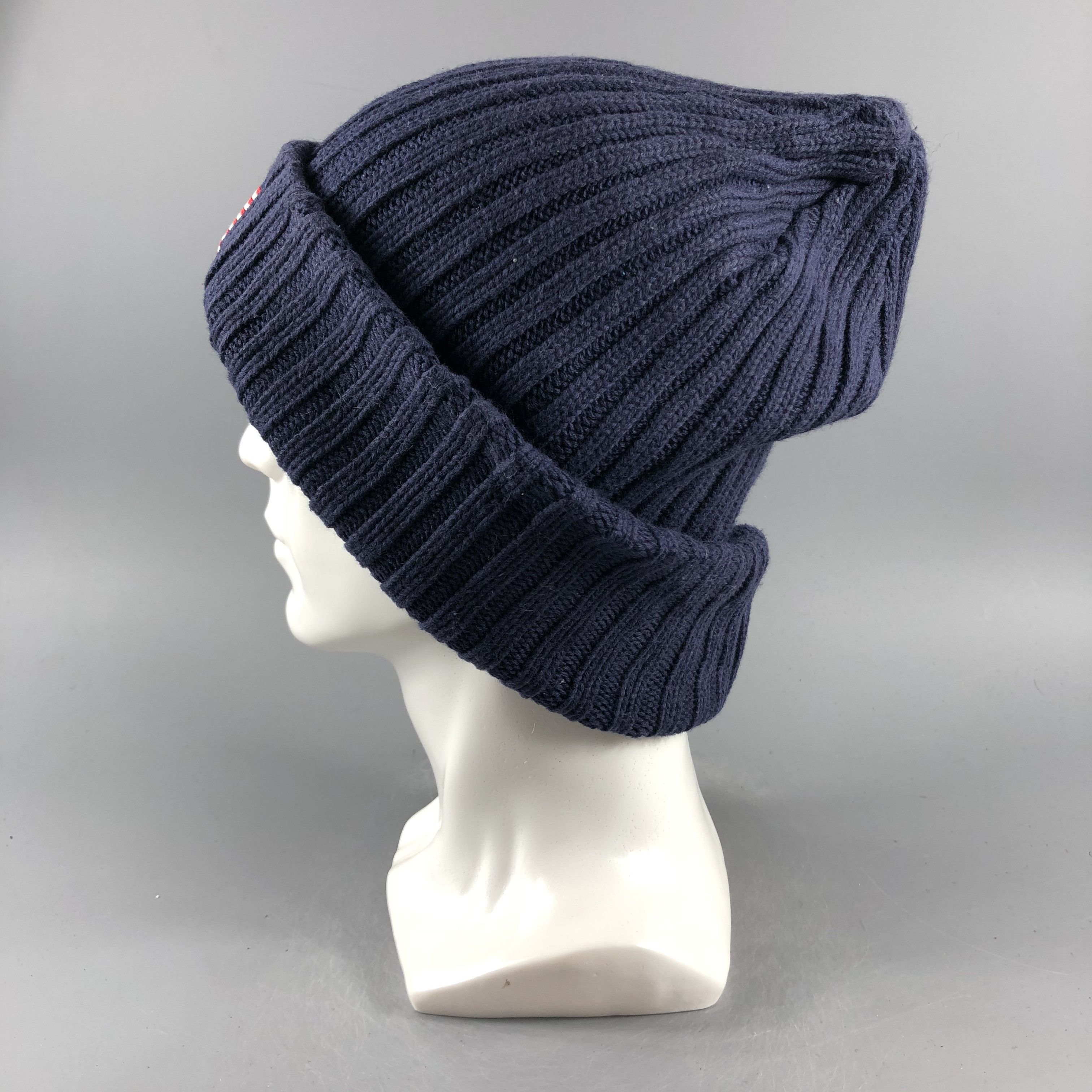 Ben Davis × Vintage Ben Davis Ribbed Beanie Snow Hat Snow Cap -D590 Size ONE SIZE - 1 Thumbnail