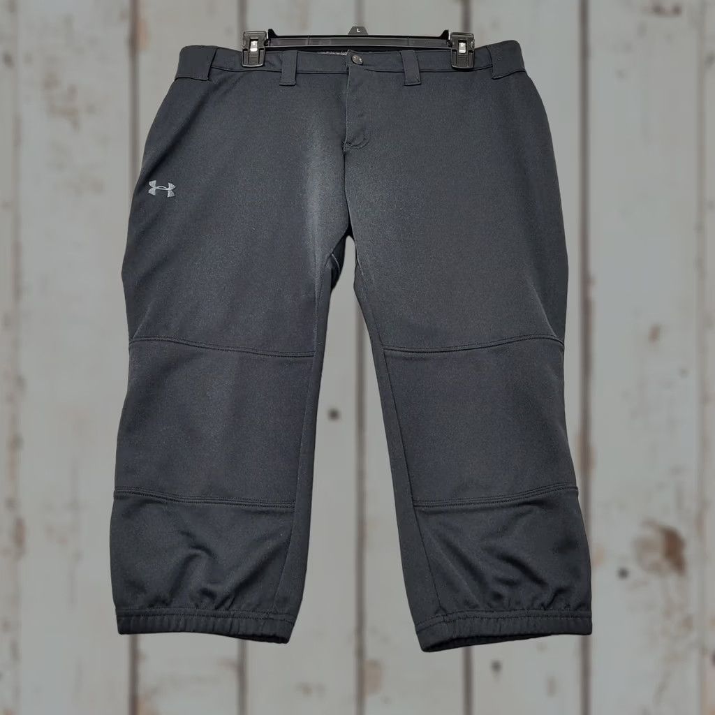 Under Armour Under Armour Women Pants Black Capri Stretch Outdoor Sports Tapered Inseam see pic's L Size 36" / US 14 / IT 50 - 1 Thumbnail