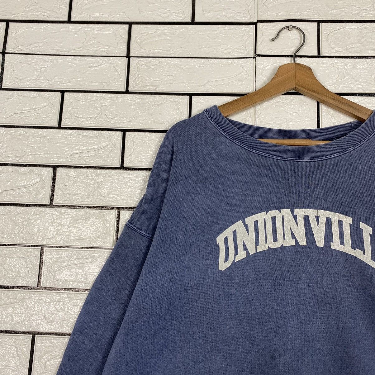 Japanese Brand Vintage Sweatshirt Union Ville Big Logo Spell Out Size US XL / EU 56 / 4 - 8 Thumbnail