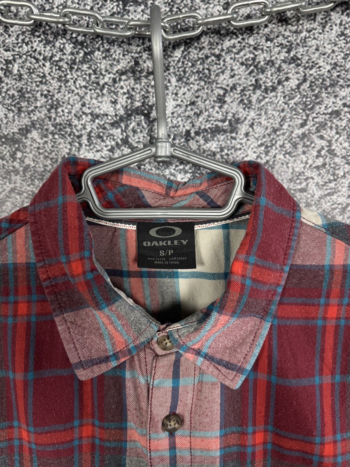 Oakley Vintage Oakley Plaid Flannel Long Sleeve Shirt Button Up S Size US S / EU 44-46 / 1 - 7 Thumbnail