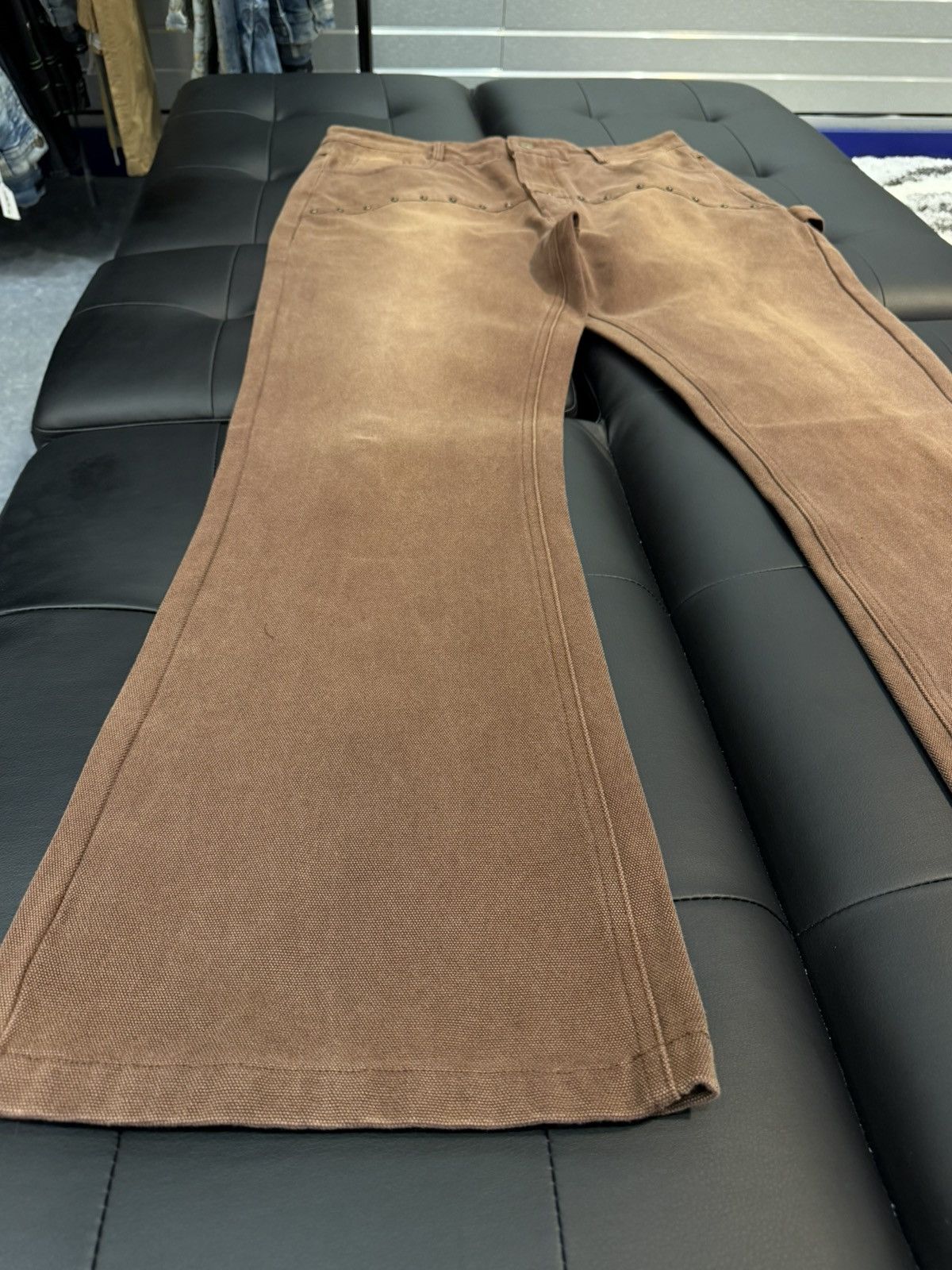 Misunderstood Size 36 - Misunderstood Bronco Brown Denim Jeans Size US 36 / EU 52 - 2 Thumbnail