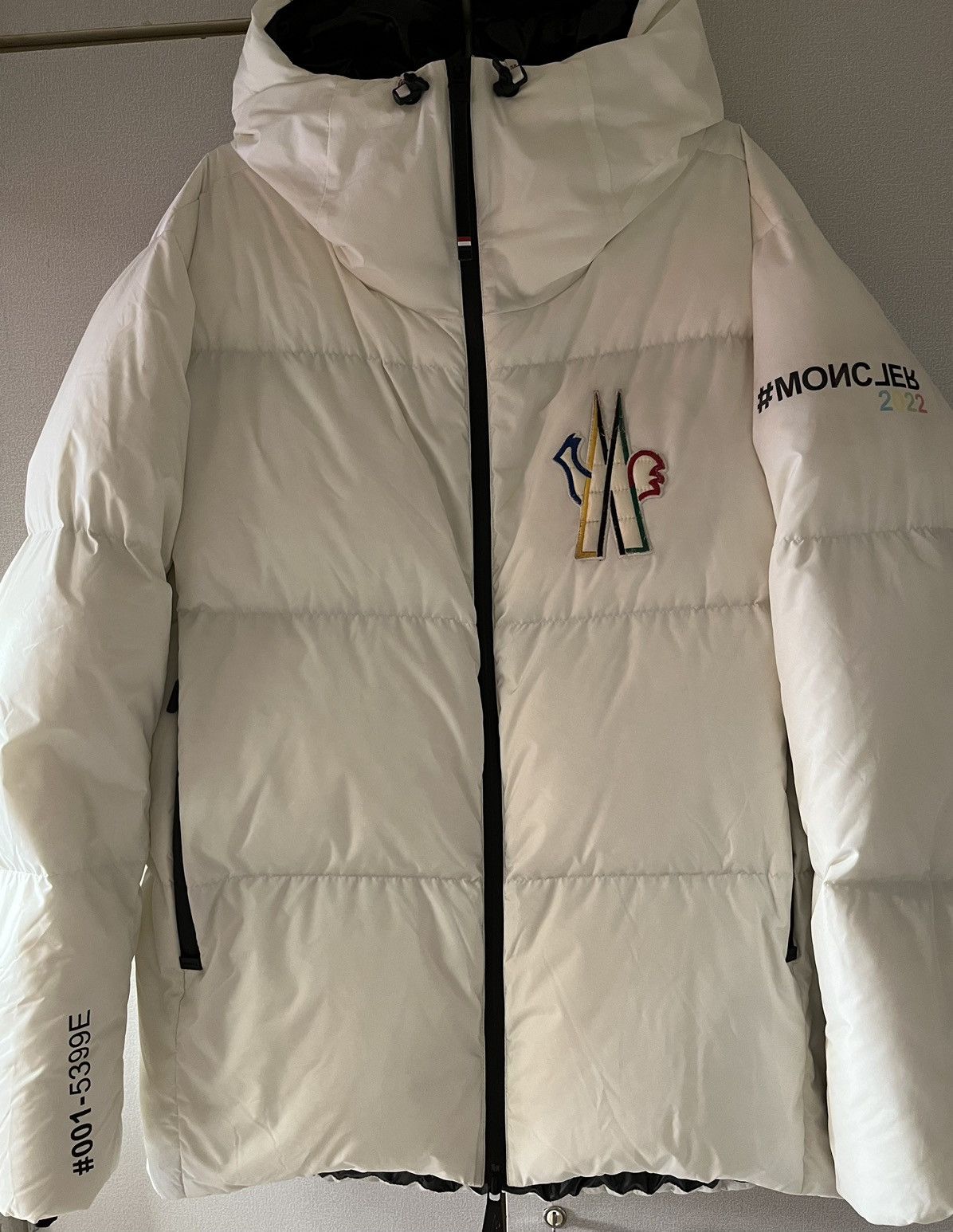 image of Moncler Grenoble Puffer Winter 2022 Capsule Collection in White, Men's (Size XL)