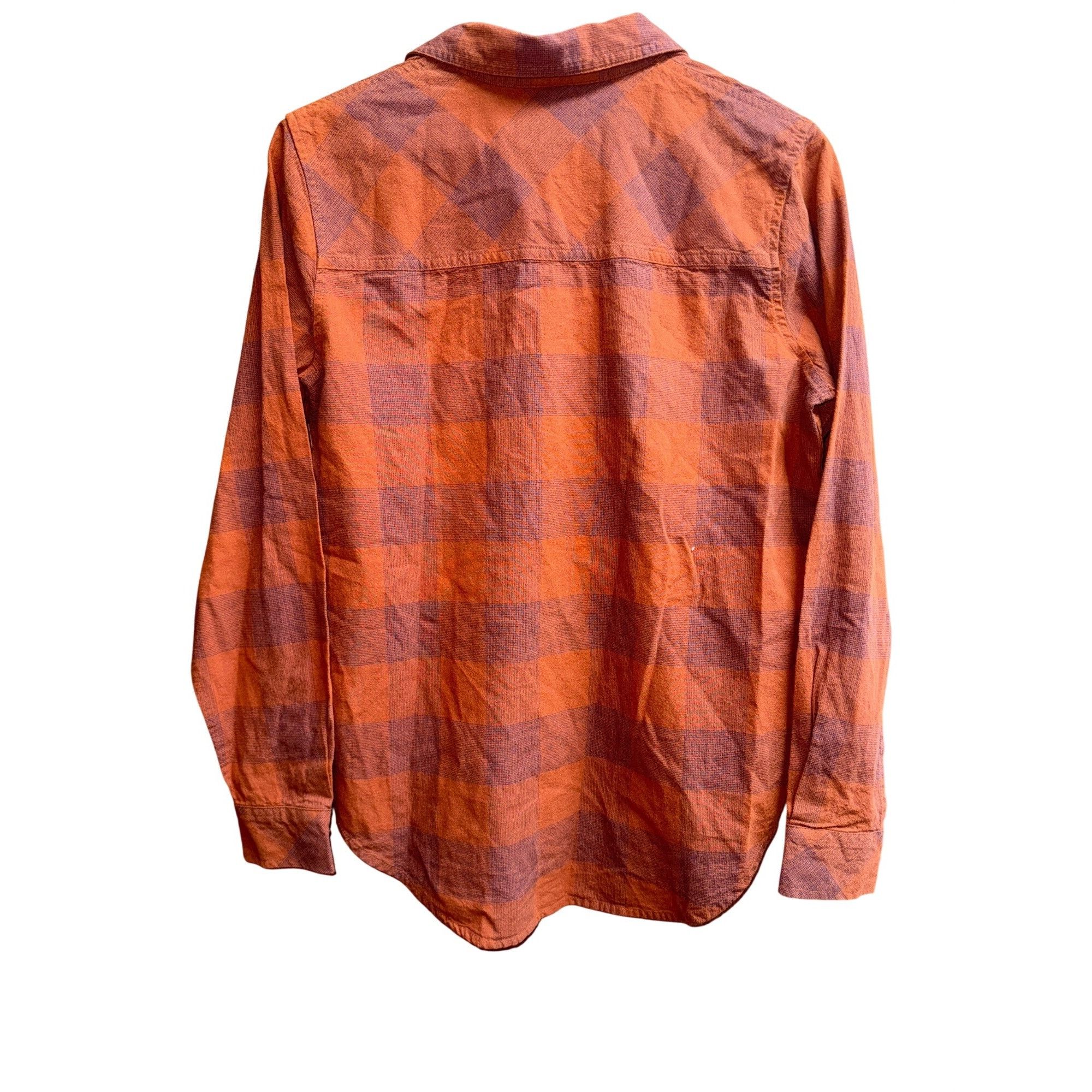 Other Plaid Long-Sleeve Orange Cotton Flannel Shirt from Universal Size S / US 4 / IT 40 - 8 Thumbnail