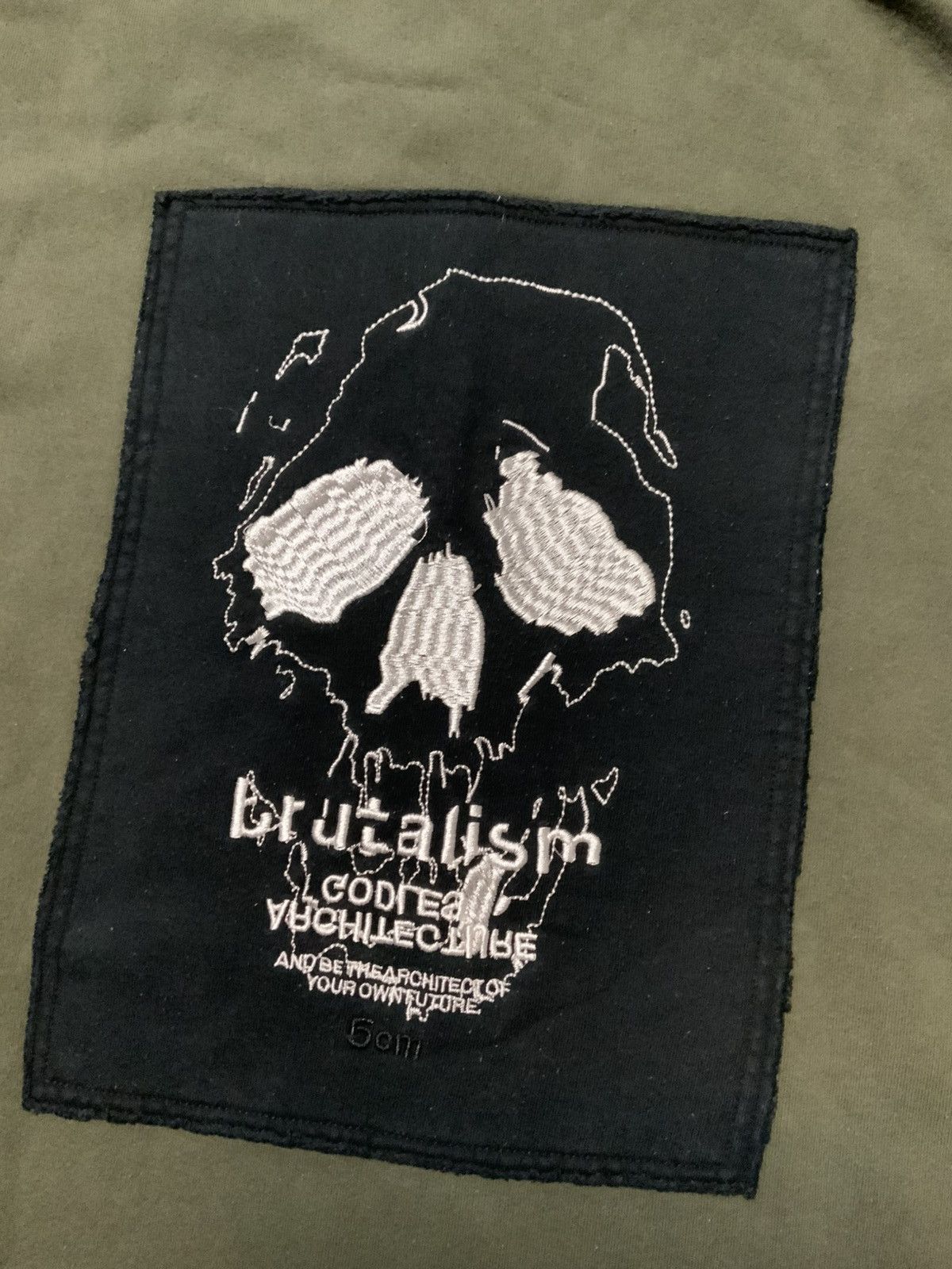 5cm 5CM Brutalism Architect Your Future Skull Japan Patch Hoodie Size US L / EU 52-54 / 3 - 8 Thumbnail