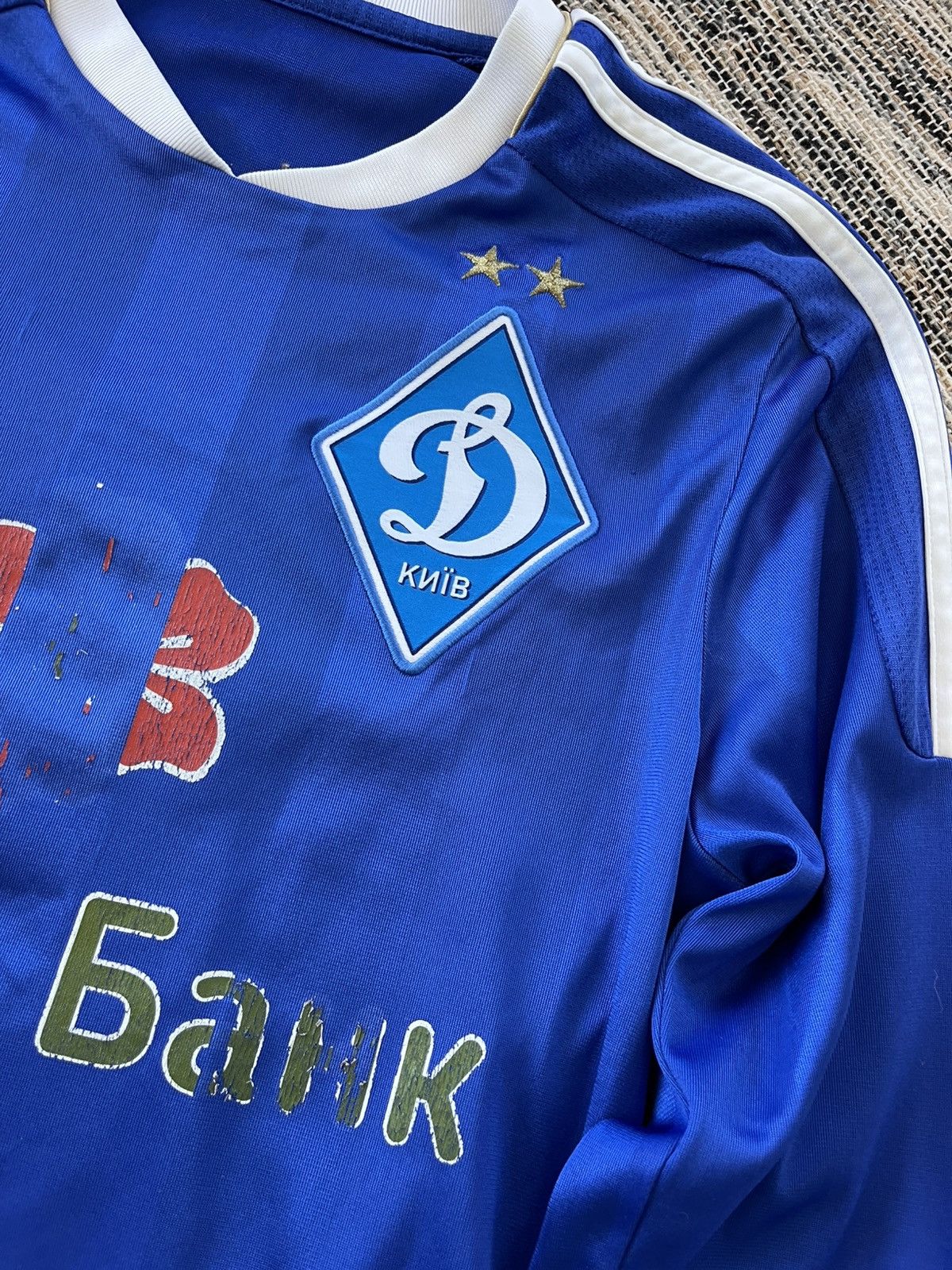 Adidas Vintage Adidas Dynamo Kyiv LongSleeve Jersey Blue 6 Football Size US S / EU 44-46 / 1 - 9 Thumbnail
