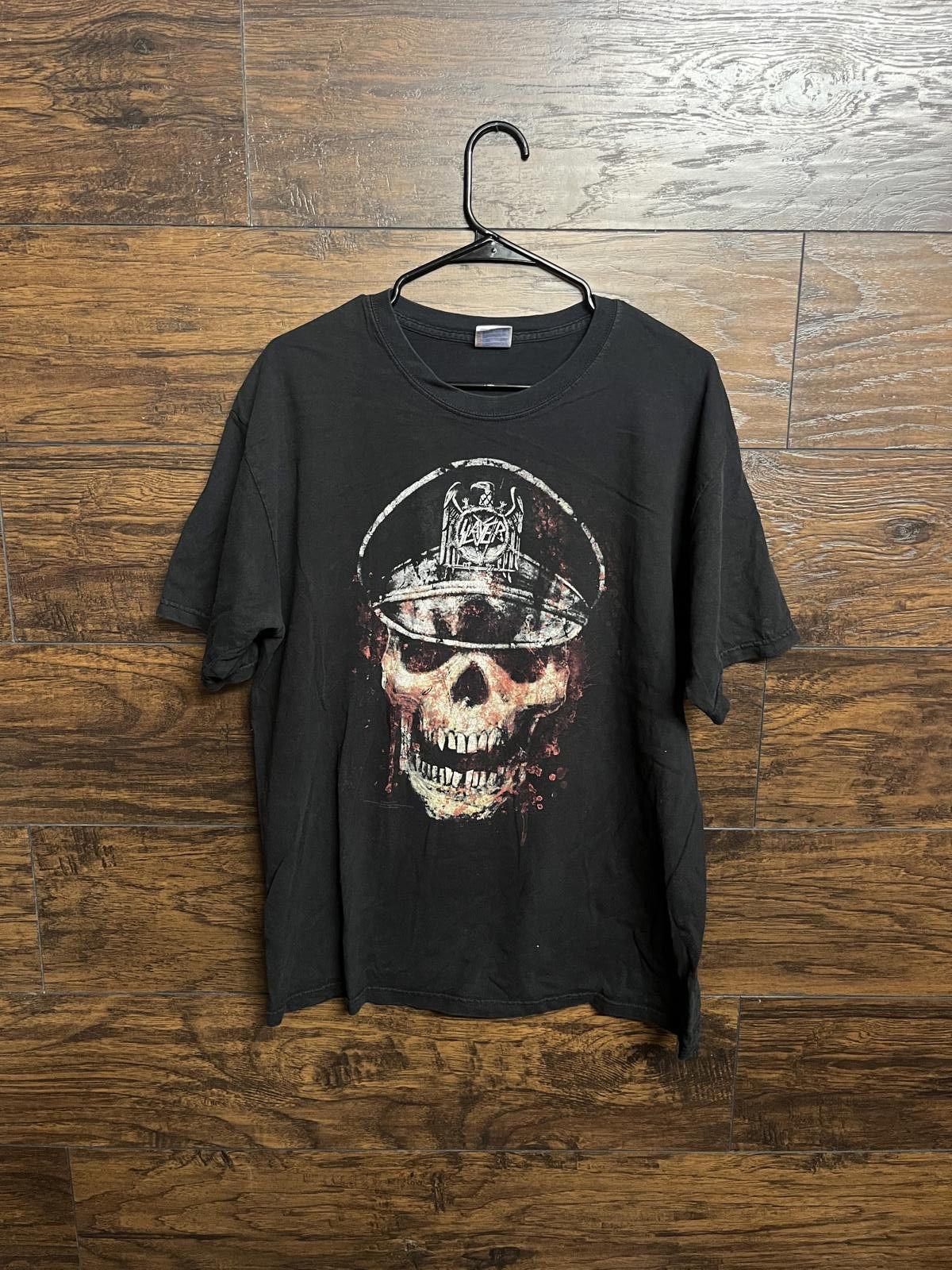 Designer Faded Slayer Tee - Slayer Eagle Soldier Official T-shirt - L Size US L / EU 52-54 / 3 - 1 Thumbnail