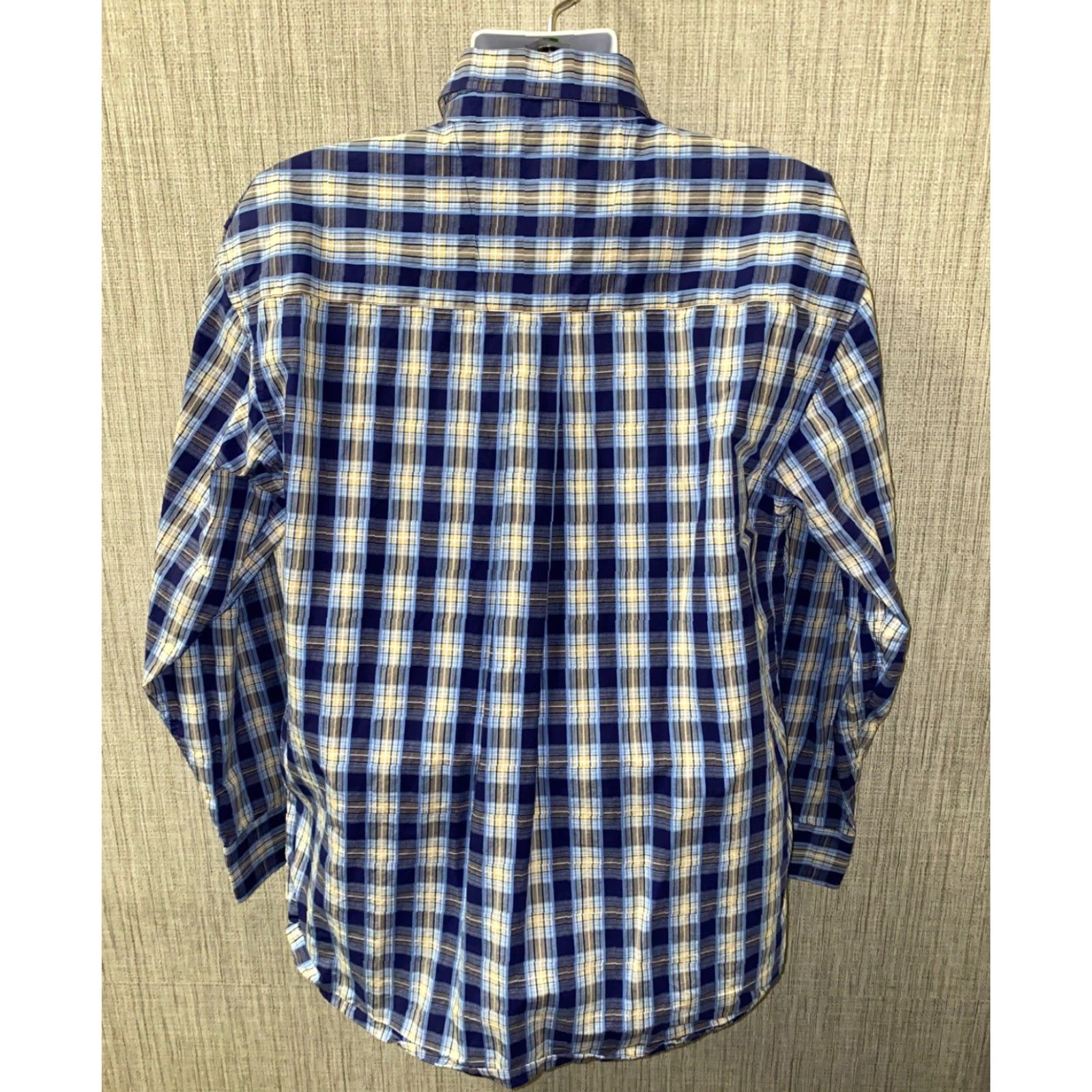 Wrangler Wrangler George Stait Mens Multi Color Plaid Long Sleeve Button Shirt L Size US L / EU 52-54 / 3 - 5 Thumbnail