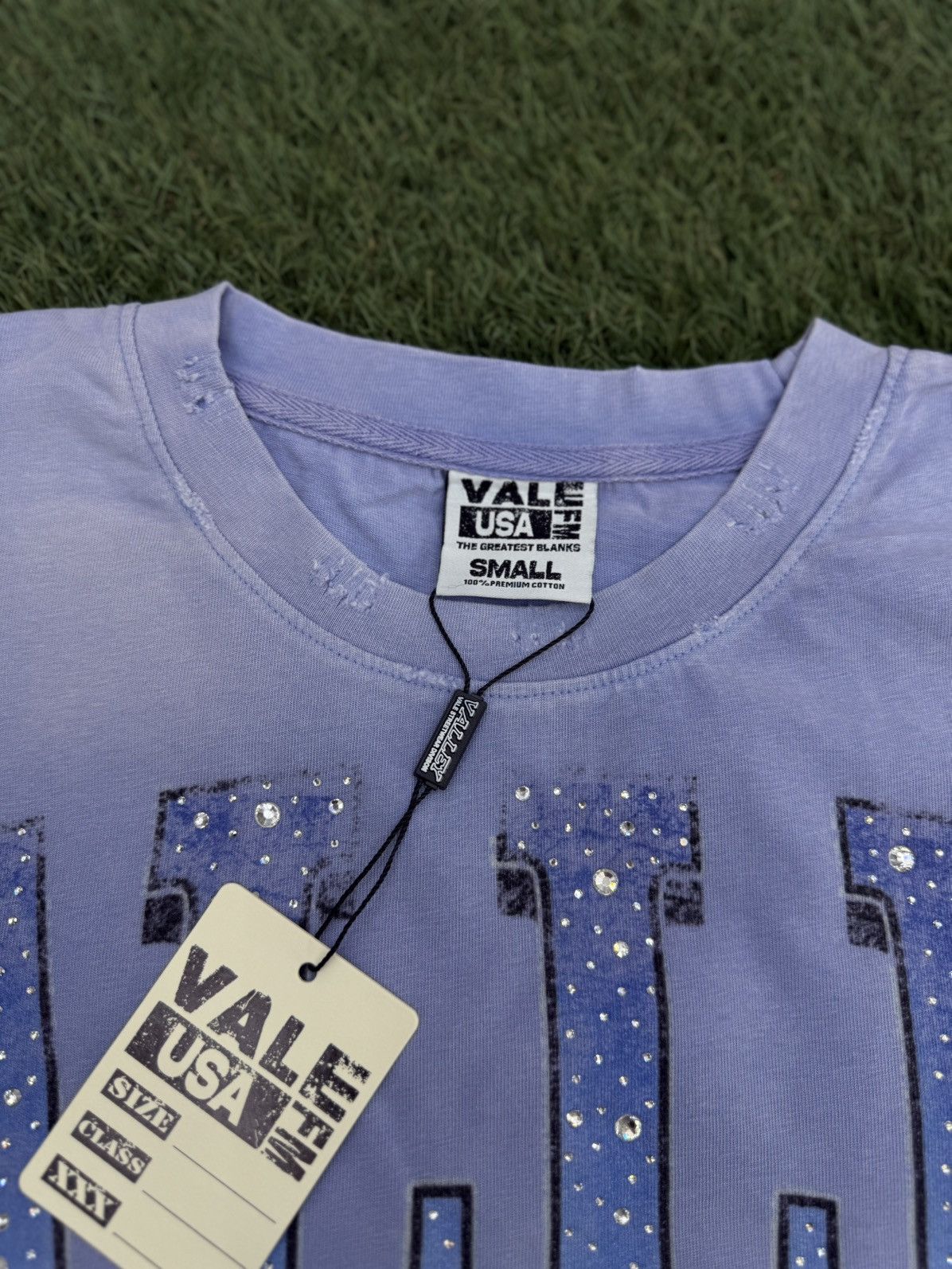 Vale Valley Dreams Holy Metal Bling Tee Size Small (NEW) Size US S / EU 44-46 / 1 - 8 Thumbnail