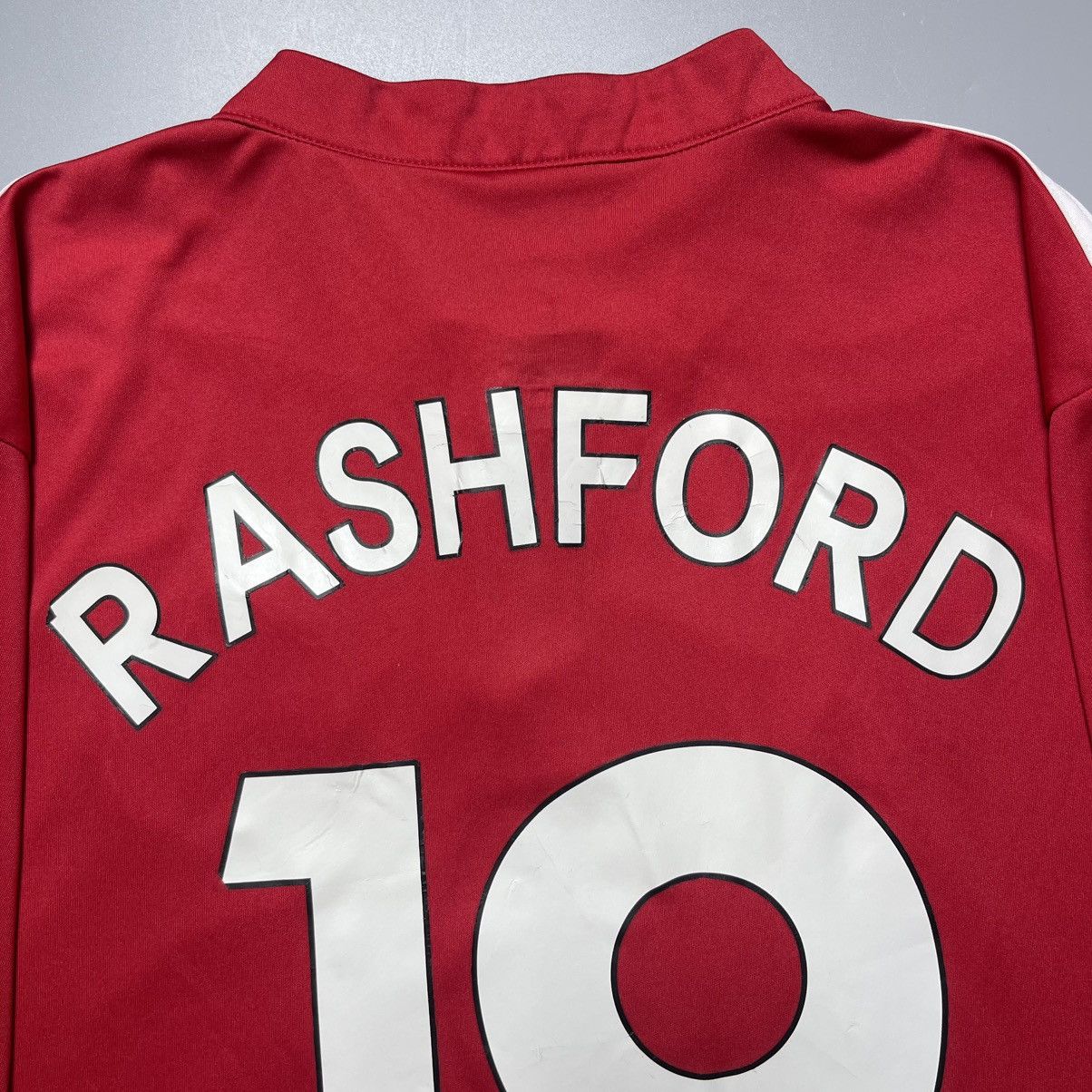 Adidas MAN UNITED ADIDAS 2017/2018 SOCCER HOME JERSEY #19 RASHFORD Size US L / EU 52-54 / 3 - 12 Thumbnail