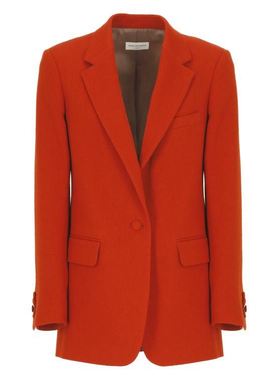 Dries Van Noten DRIES VAN NOTEN Women Jackets 010400 9201701 Orange Size S / US 4 / IT 40 - 1 Thumbnail