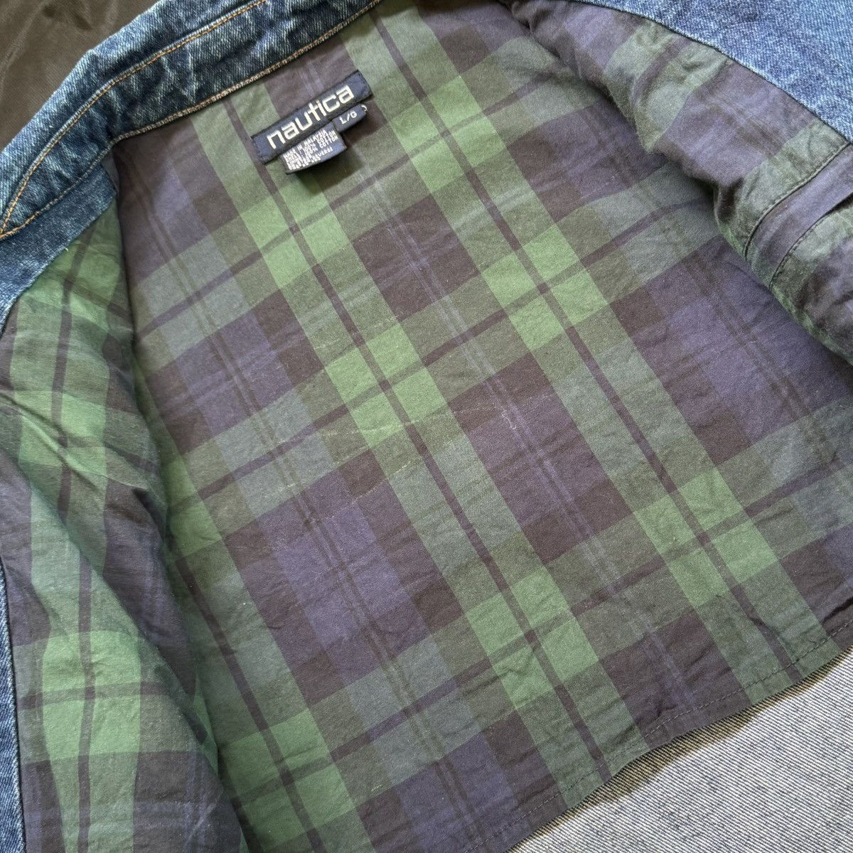 Nautica Nautica Denim vintage jacket Size US L / EU 52-54 / 3 - 6 Thumbnail