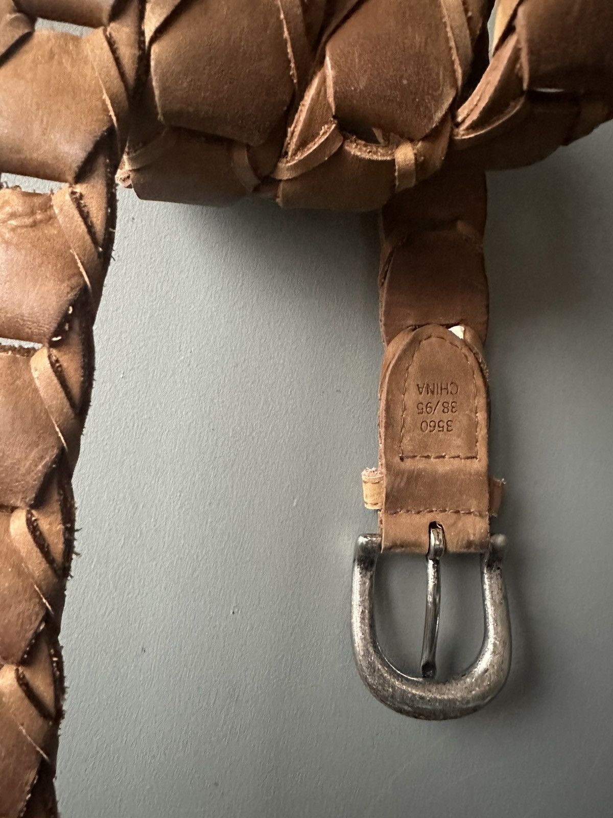 Levi's Levi’s Strauss Brown Braided Leather Belt Size ONE SIZE - 3 Thumbnail