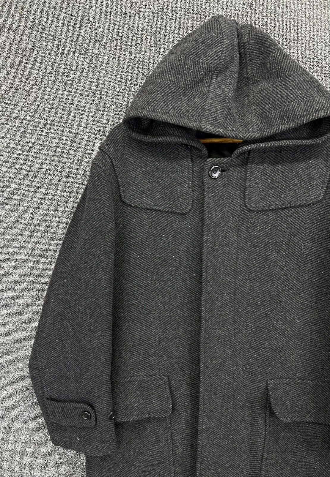 Alexander Julian Vintage Alexander Julian Luxury Hooded Wool Button Up Jacket Size US L / EU 52-54 / 3 - 2 Thumbnail