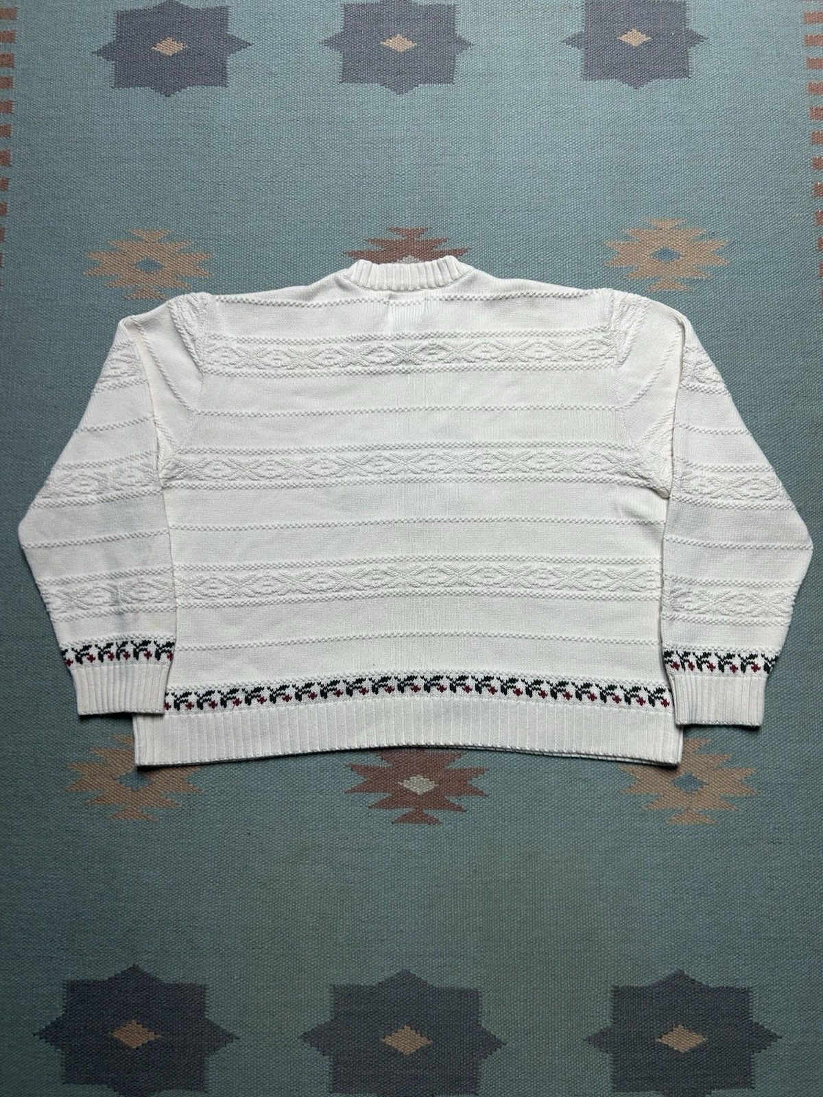 Vintage Vtg cabela’s cotton knit sweater embroide birds nature large Size L / US 10 / IT 46 - 8 Thumbnail