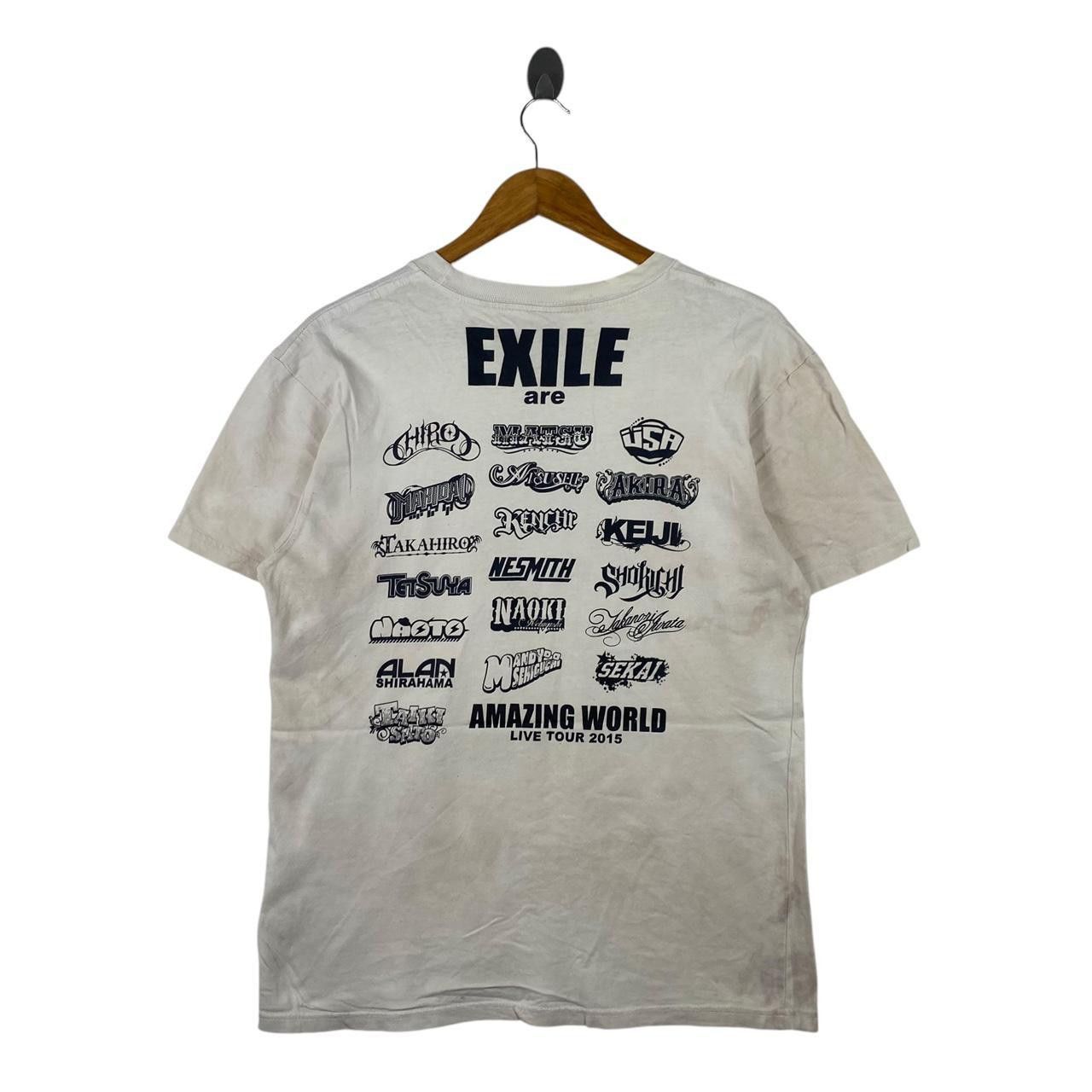 Band Tees EXILE 2015 AMAZING WORLD Tour Japan Band Idol Tee Shirt Top Size M / US 6-8 / IT 42-44 - 4 Thumbnail