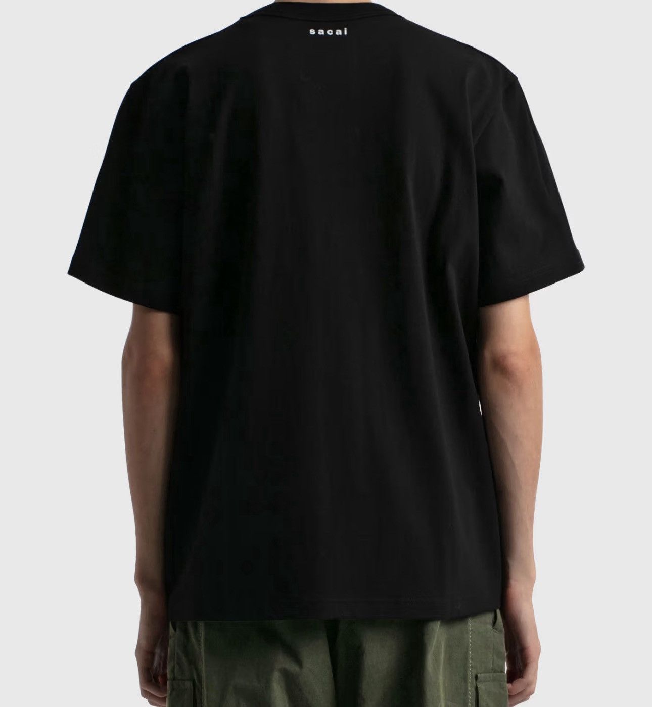 Sacai KAWS x Sacai Embroidery T-shirt Black Size US L / EU 52-54 / 3 - 9 Thumbnail