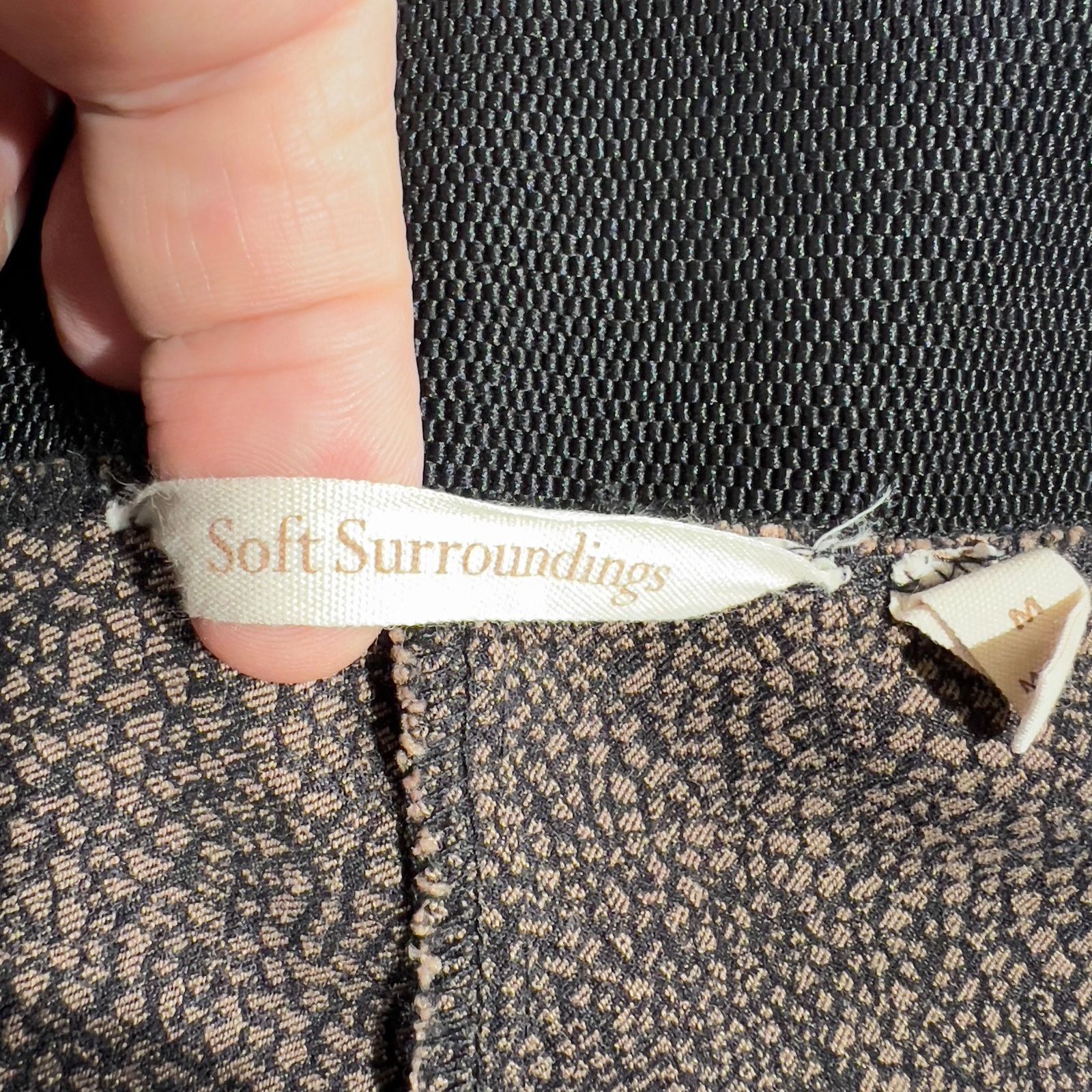 Other Soft Surroundings Legging Woman M Elastic Waist Stretch Size 31" - 2 Thumbnail