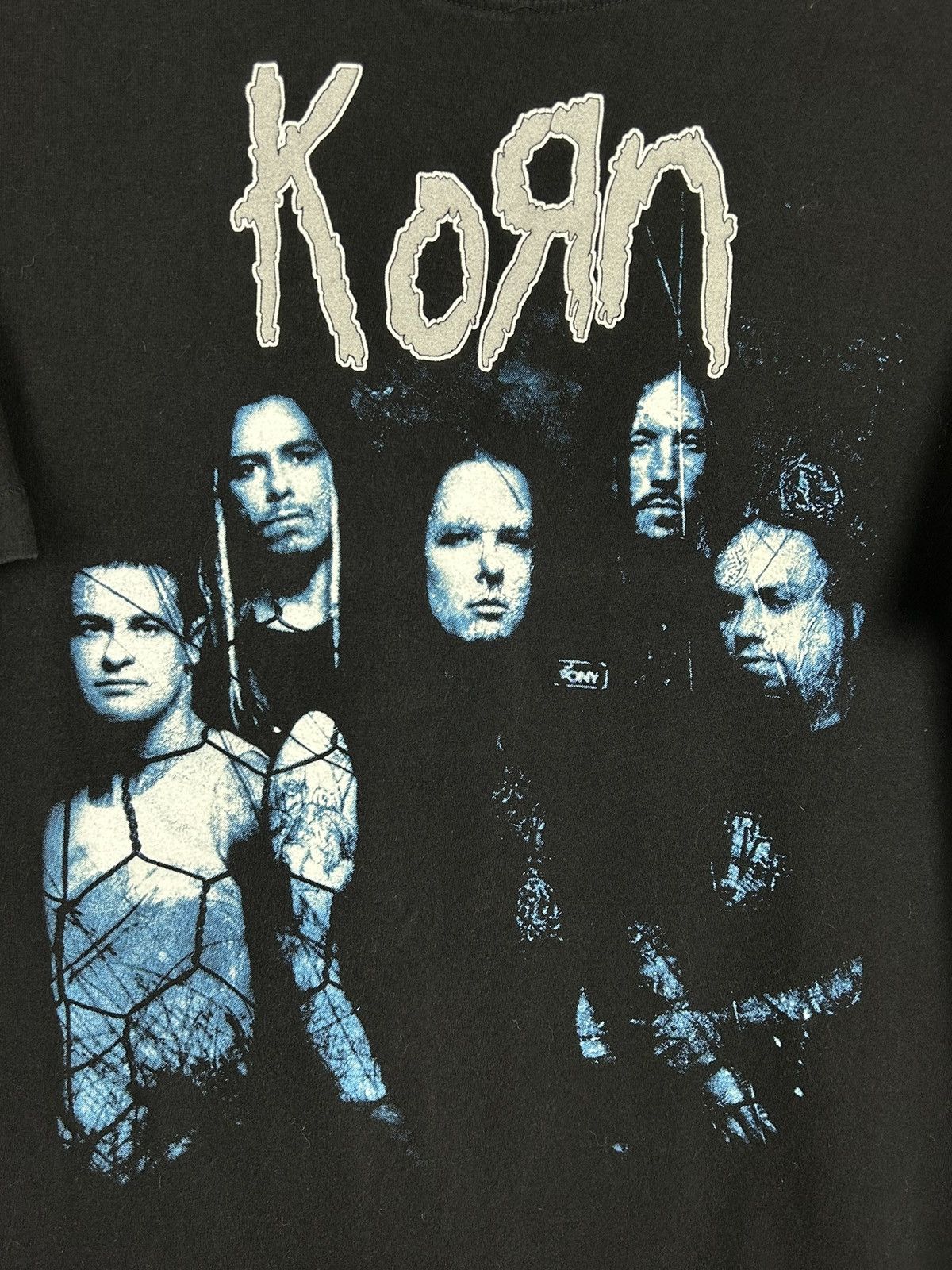 Band Tees Vintage Korn Nu-Metal Band Bootleg Single Stitch T-Shirt Size US L / EU 52-54 / 3 - 2 Thumbnail