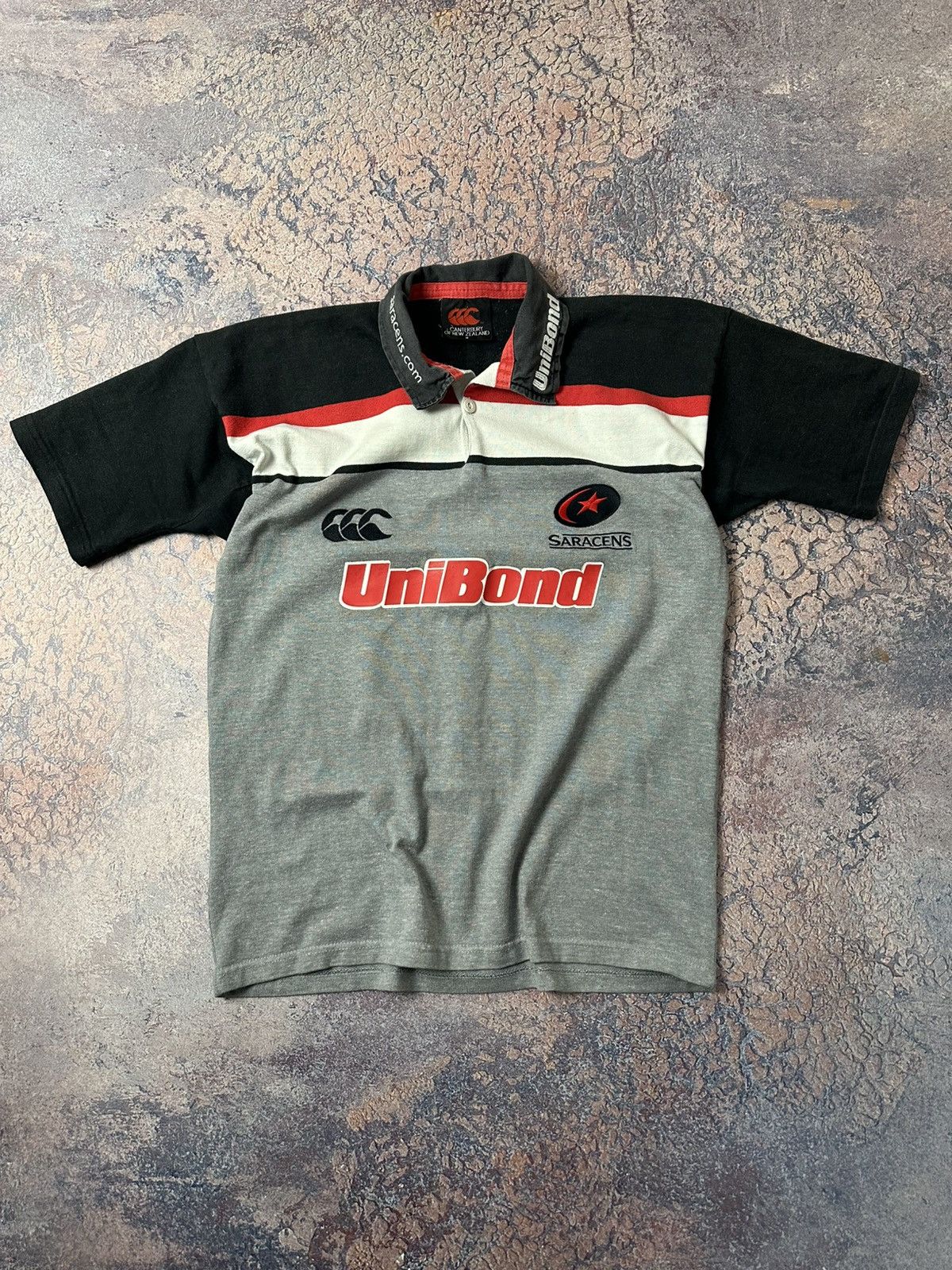 Canterbury of New Zealand Vintage Canterbury Saracens Rugby Jersey Tee Shirt Size US M / EU 48-50 / 2 - 1 Thumbnail