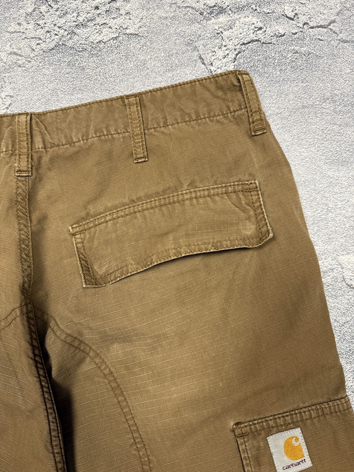 Carhartt × Vintage Vintage Carhartt Cargo Pants Brown Y2K 34x32 Size US 34 / EU 50 - 7 Thumbnail