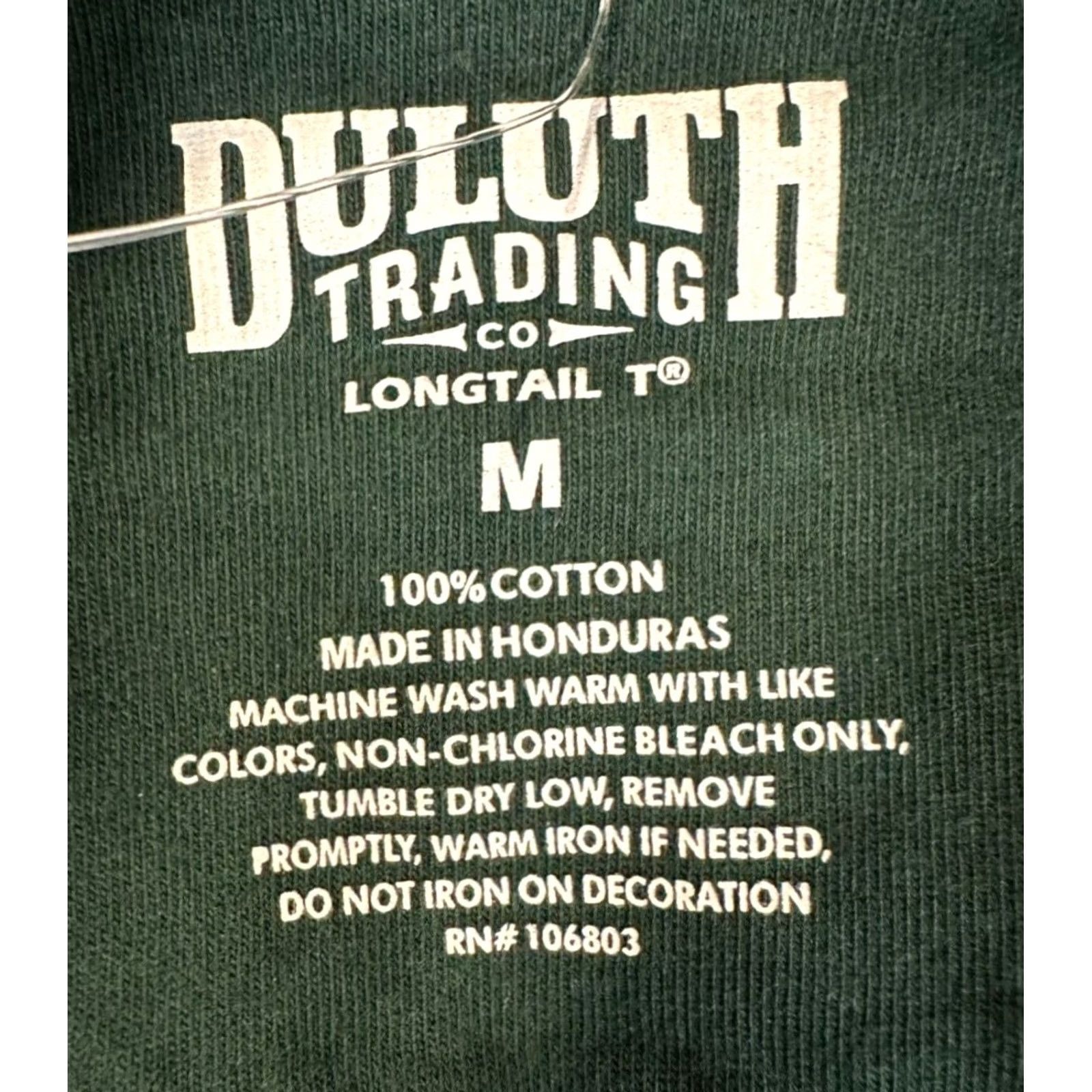 Duluth Trading Company Duluth Trading Co Shirt Mens Medium Green Graphic Print T-Shirt Crew Neck NEW Size US M / EU 48-50 / 2 - 4 Thumbnail