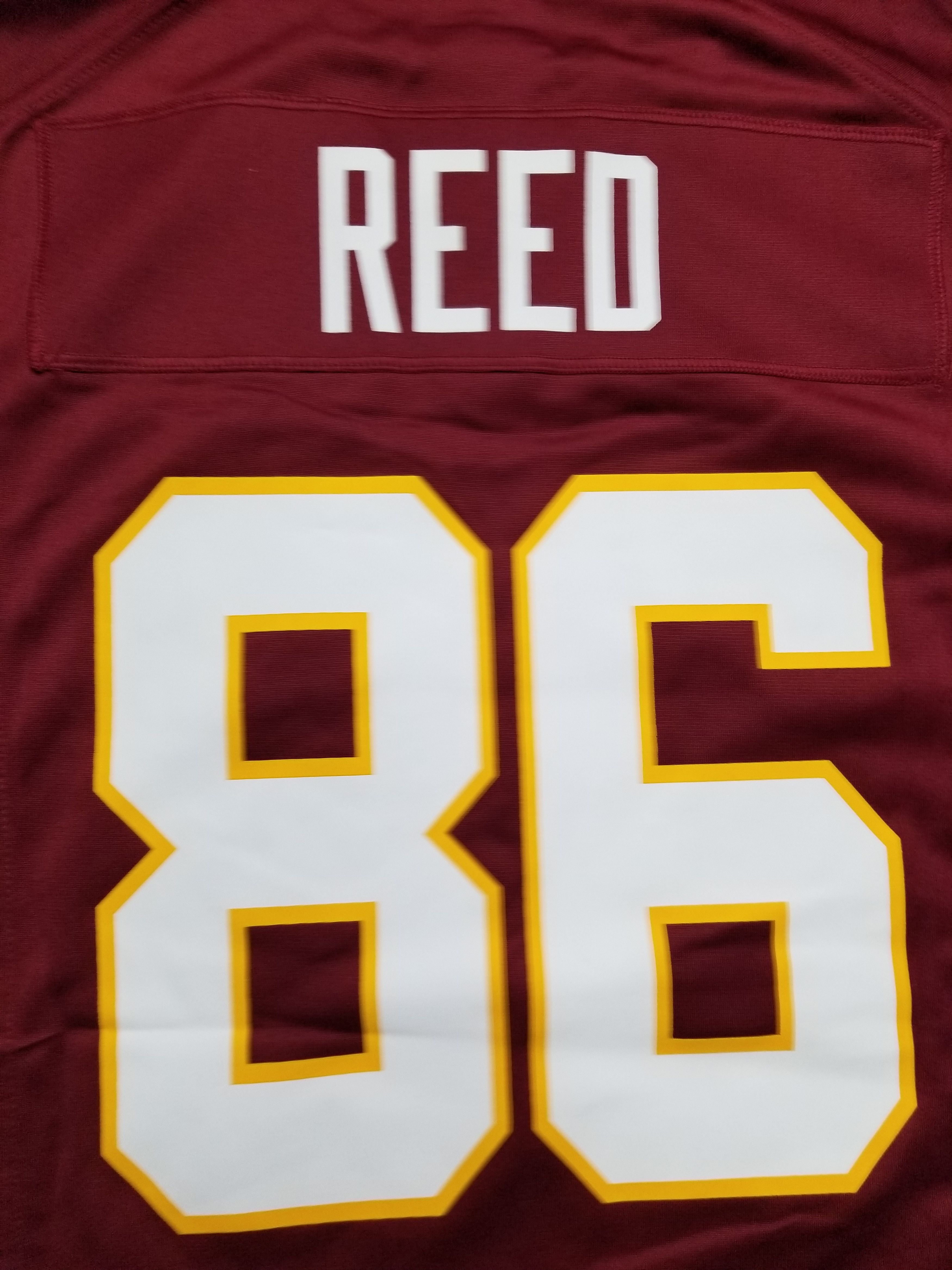 Nike Nike Washington Redskins Reed #86 Burgundy NFL Jersey Size US M / EU 48-50 / 2 - 6 Thumbnail