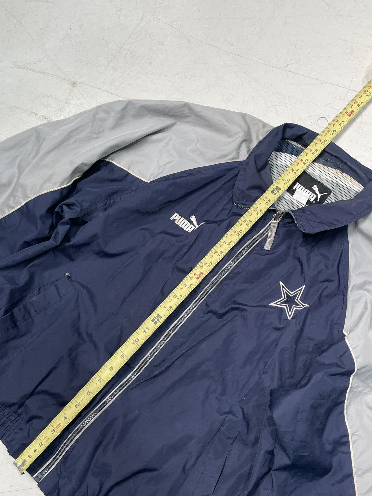 NFL × Puma Vintage Dallas Cowboys Windbreaker Size US XL / EU 56 / 4 - 4 Thumbnail