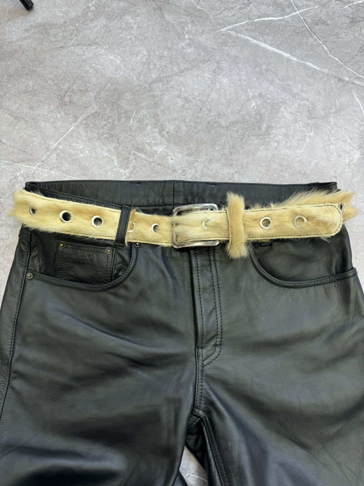 Hysteric Glamour × Japanese Brand VINTAGE Belt With Heavy Metal Chain Punk Emo Rock Goth Size ONE SIZE - 1 Thumbnail