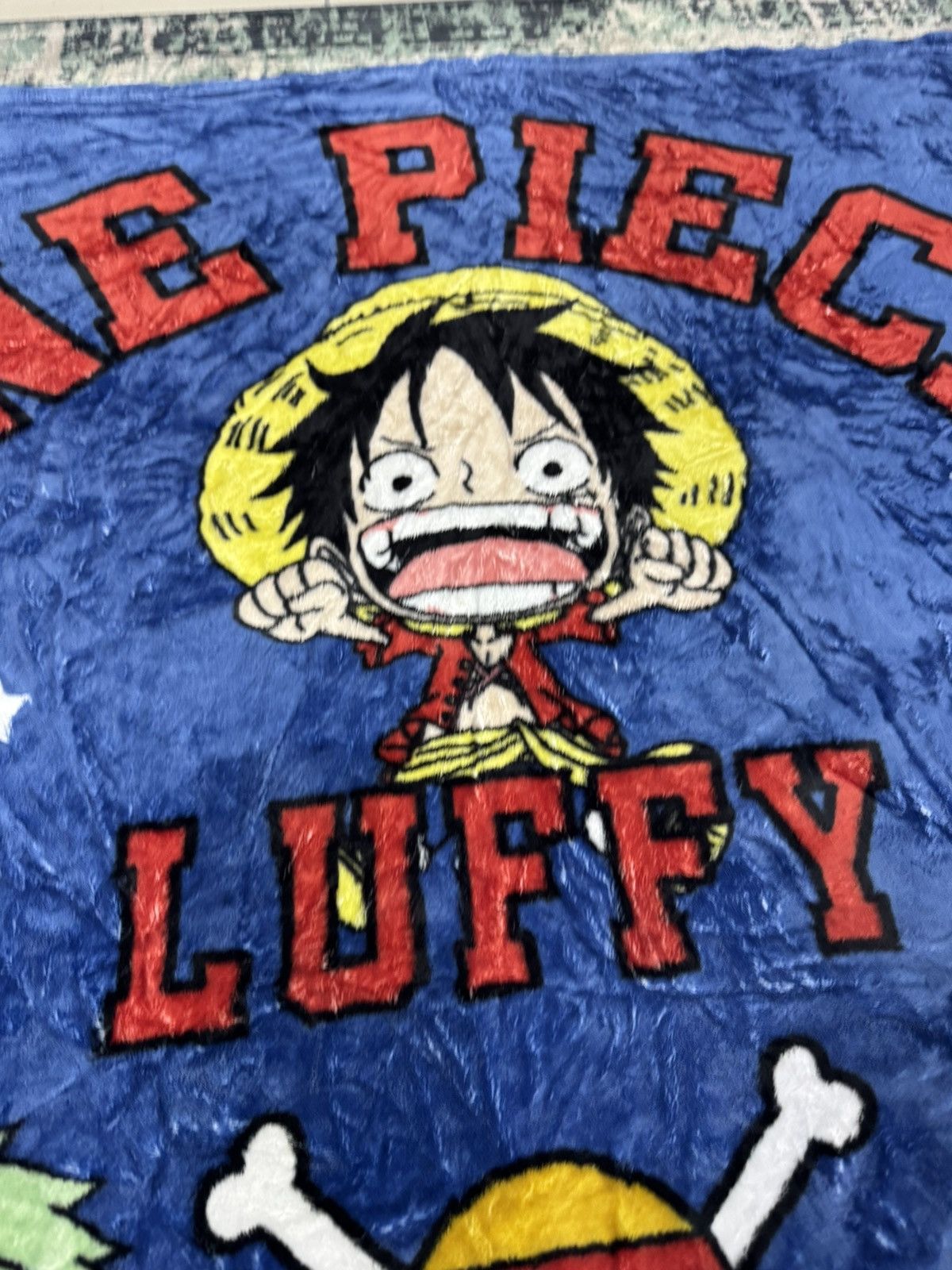 Anime × Cartoon Network × Japanese Brand VINTAGE ONE PEACE LUFFY ZORO SANJI BLANKET 3G0015 Size ONE SIZE - 6 Thumbnail