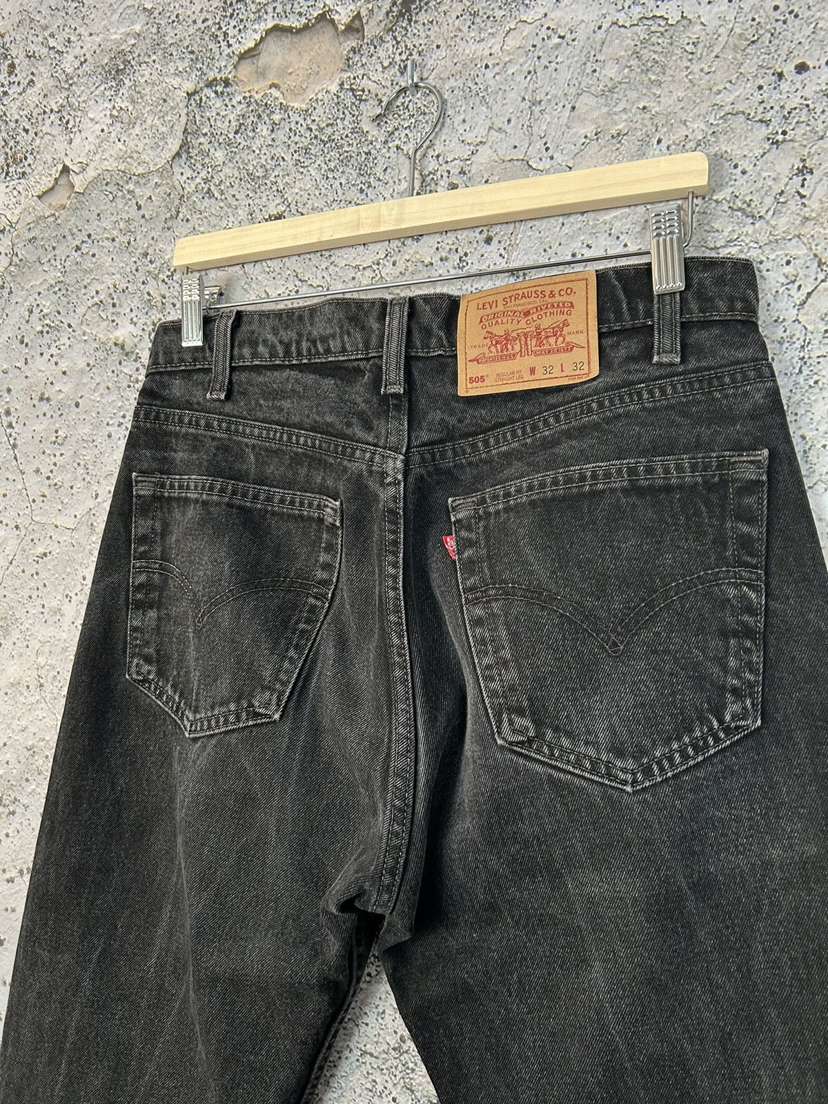 Levi's Vintage Levi’s 505 1998 Archival Denim Pants Jeans Washed Size US 32 / EU 48 - 6 Thumbnail