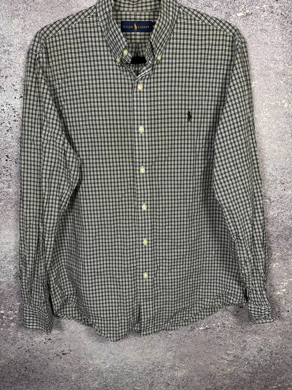 Polo Ralph Lauren Polo Ralph Lauren Gray Check Shirt Button Up Men's Madium Size US M / EU 48-50 / 2 - 3 Thumbnail