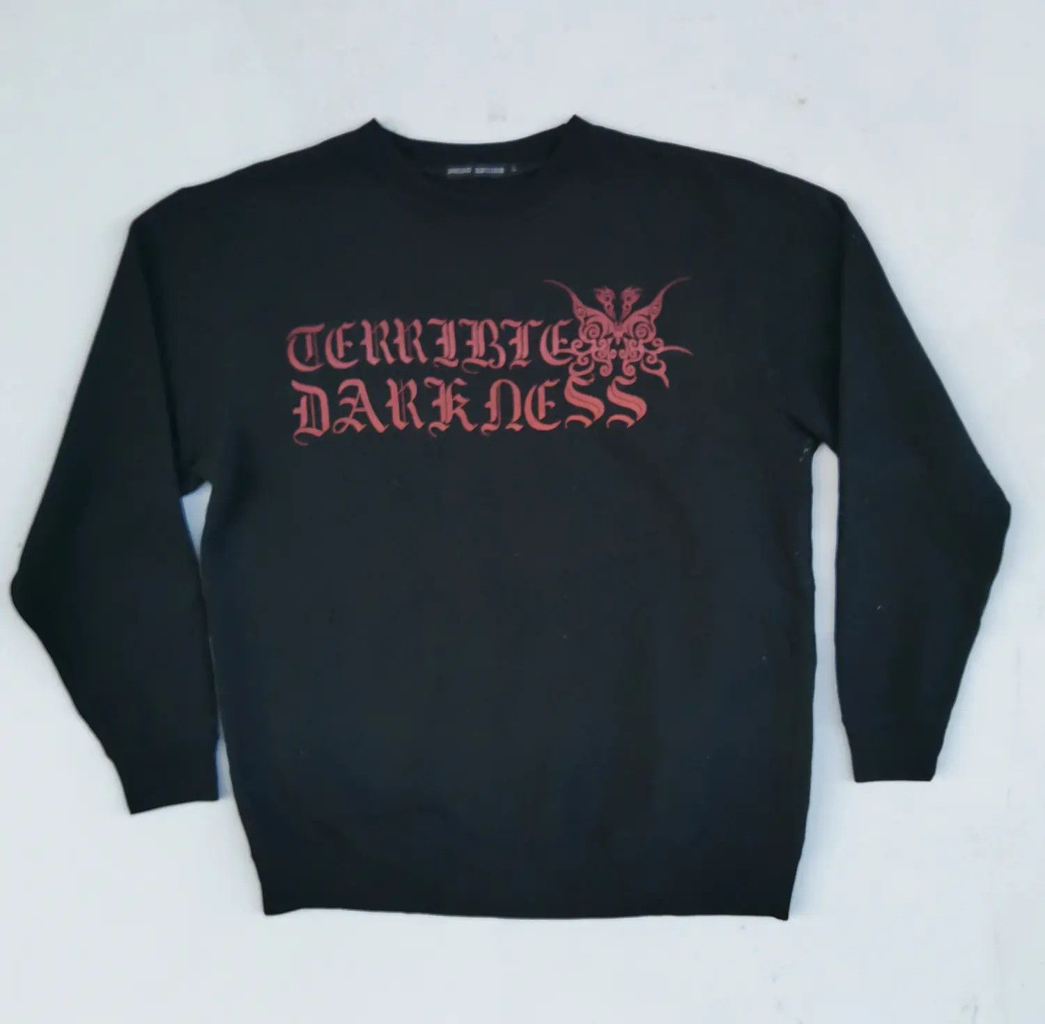 Japanese Brand Rare!!! Terrible Darkness Big Logo Sweatshirt Size US L / EU 52-54 / 3 - 1 Thumbnail