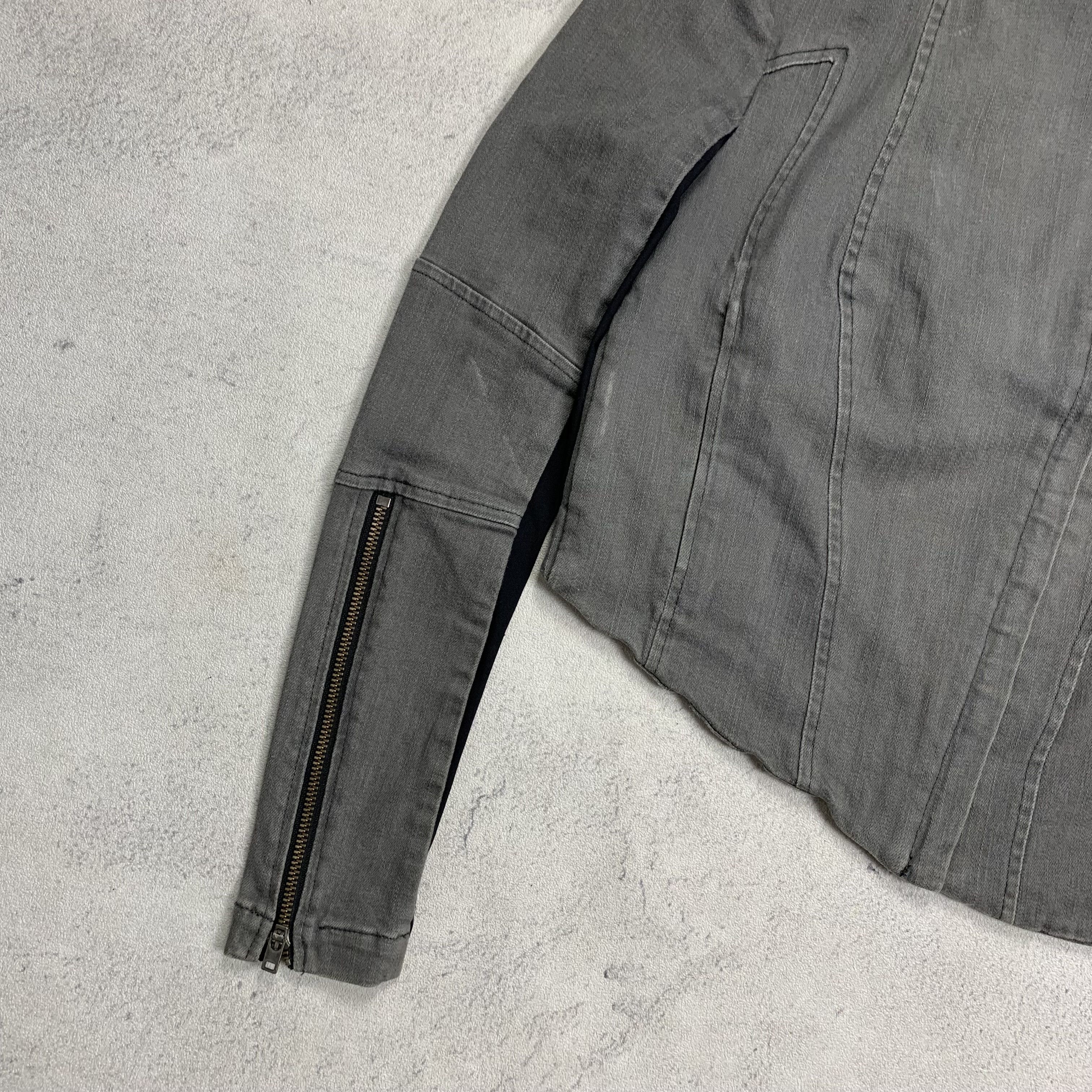 Helmut Lang Helmut Lang Asymmetrical Biker Jacket Size S / US 4 / IT 40 - 5 Thumbnail
