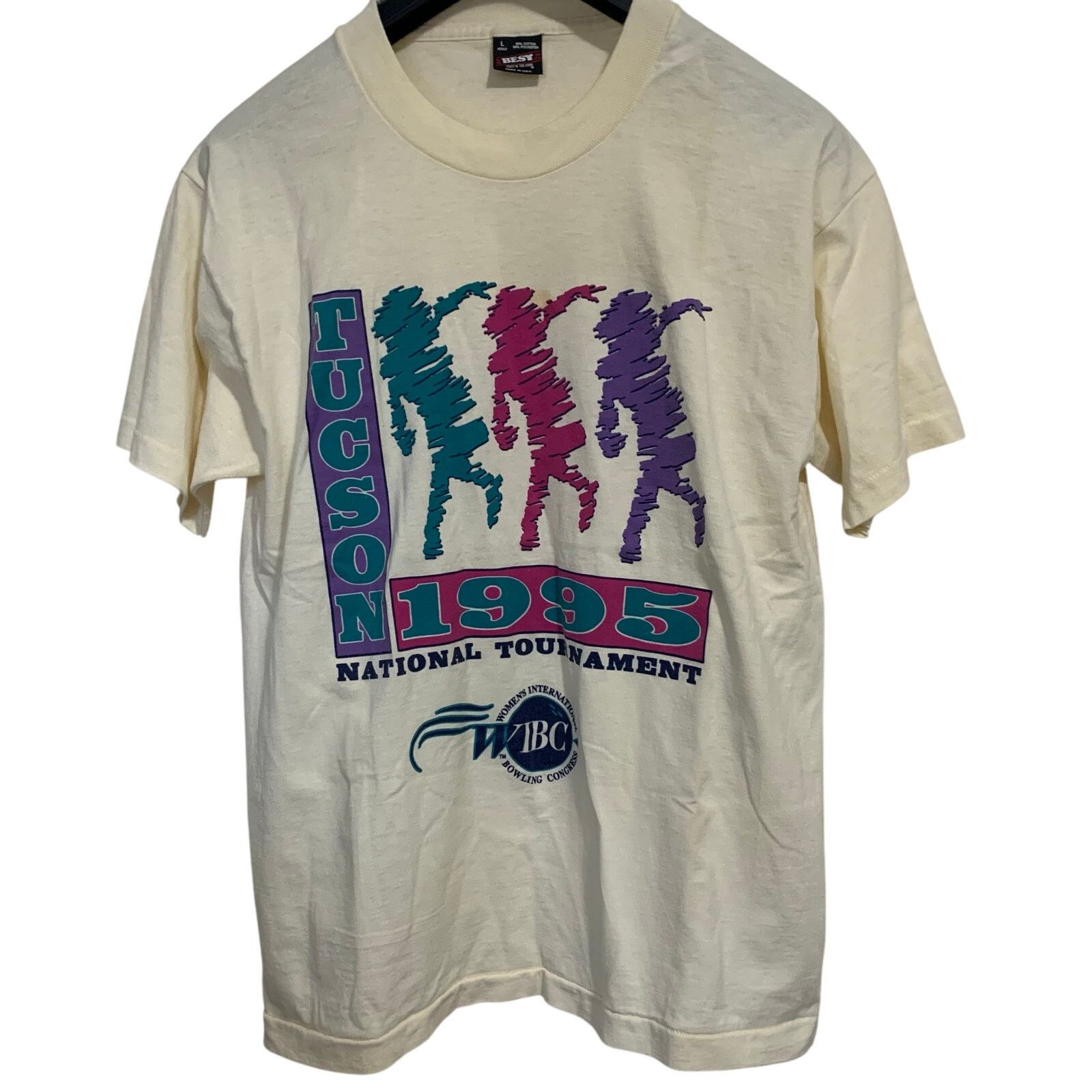 Fruit Of The Loom BEST Fruit of the Loom Tucson 1995 National Bowling Shirt L Size L / US 10 / IT 46 - 1 Thumbnail