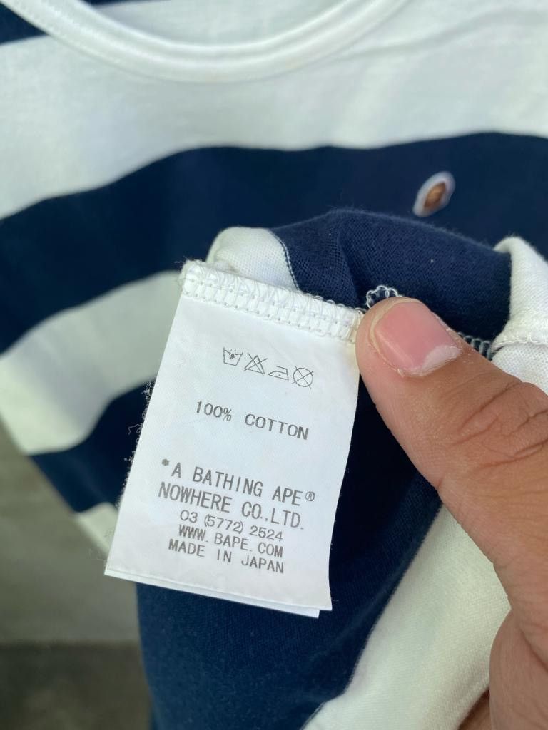 Bape Striped Tank Top Size US M / EU 48-50 / 2 - 10 Thumbnail