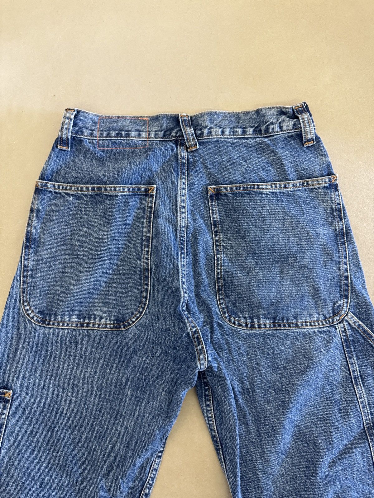 Calvin Klein × Heron Preston Calvin Klein x Heron Preston Men Carpenter Jean - Light Wash Size US 30 / EU 46 - 4 Thumbnail