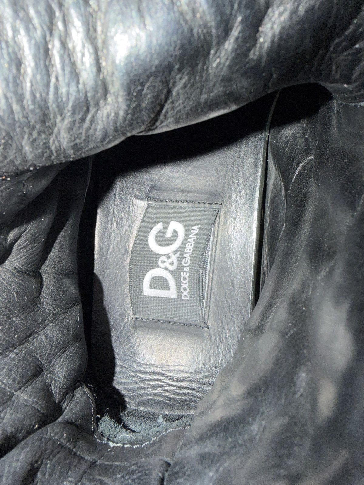 Dolce & Gabbana Vintage Dolce & Gabbana Combat Miltary Leather Sneakers Size US 8 / EU 41 - 13 Thumbnail