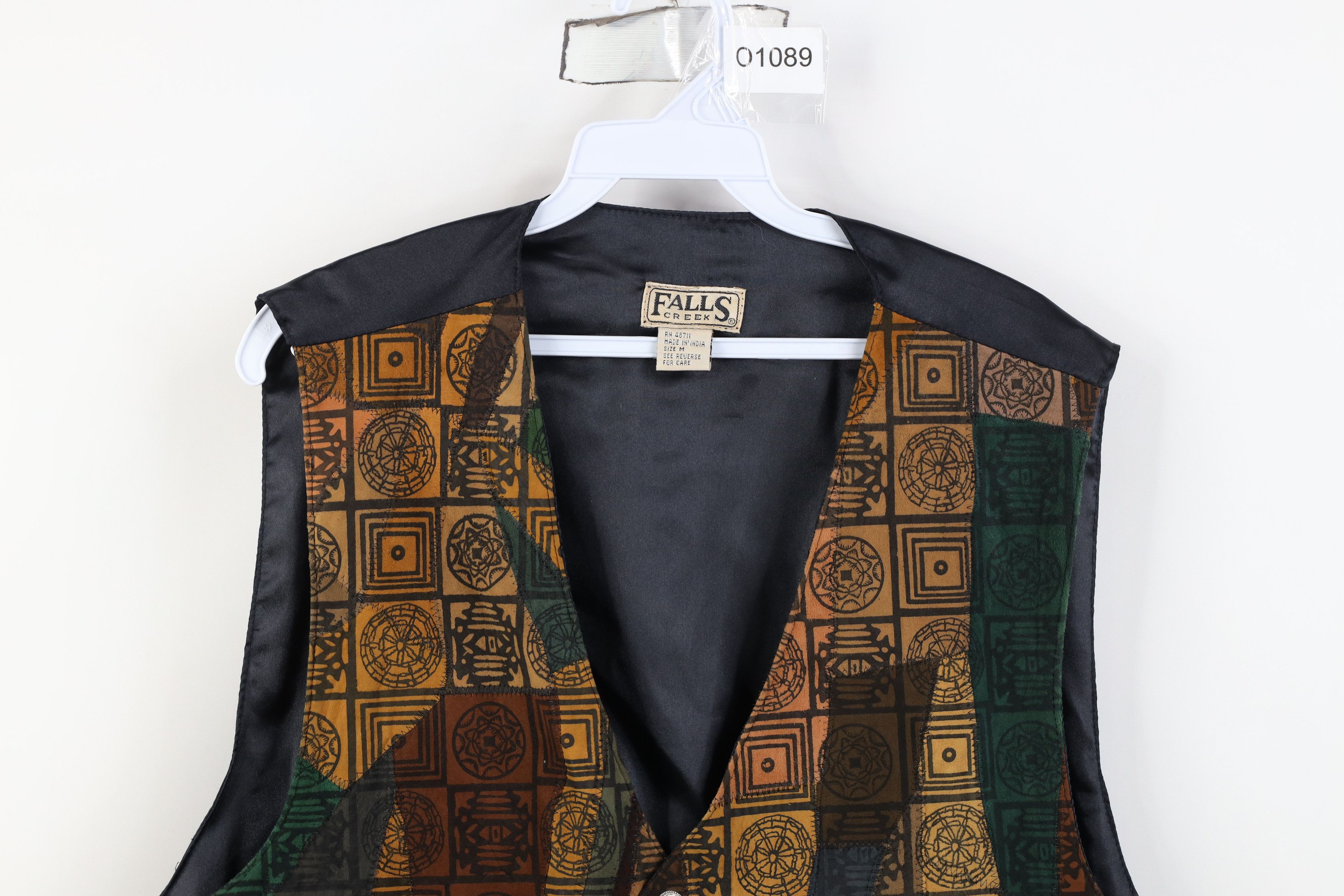 Vintage Vintage 90s Streetwear Geometric Buckle Back Vest Jacket Size US M / EU 48-50 / 2 - 2 Thumbnail