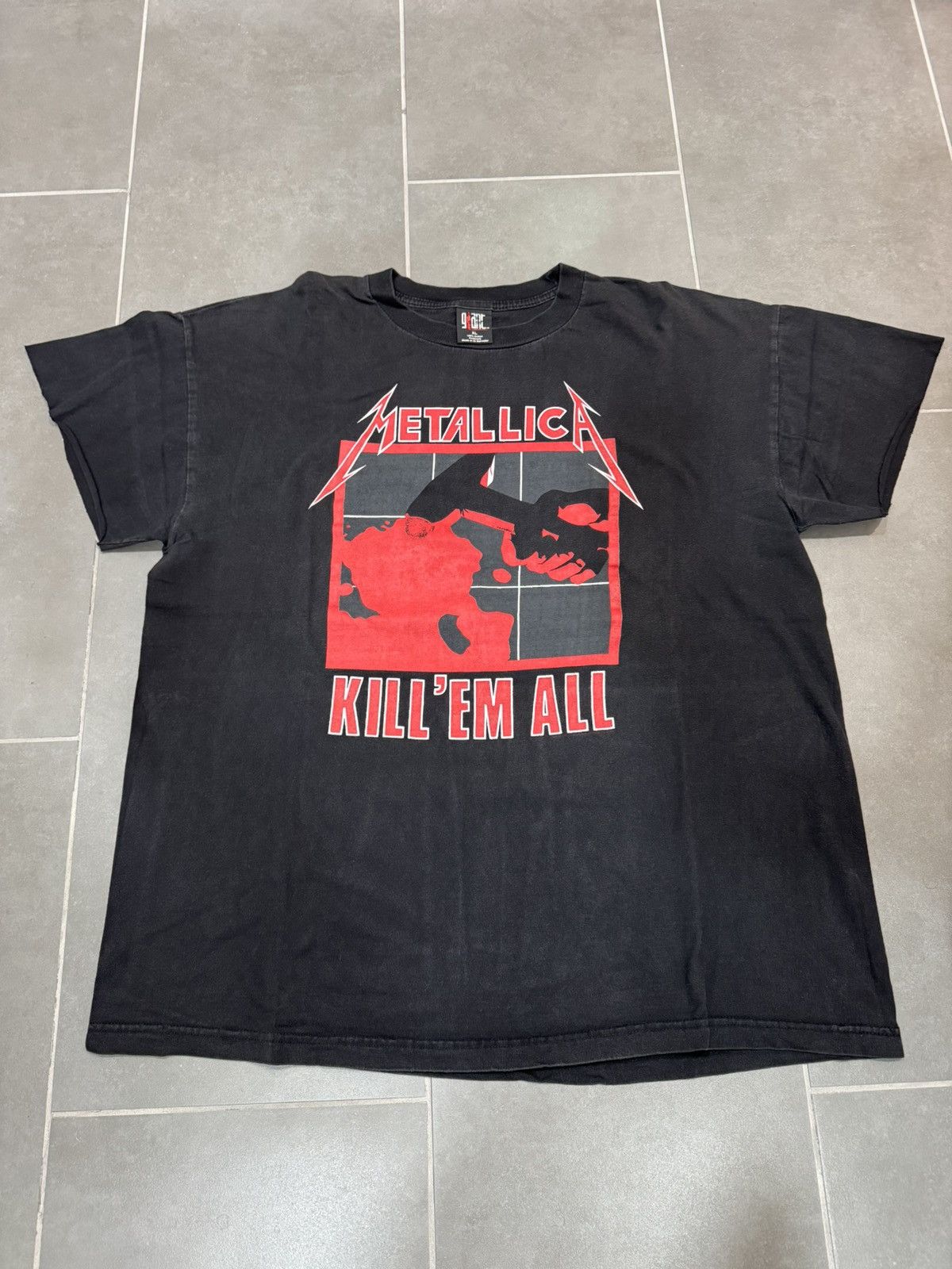 ビンテージ 90's00's LLICAメタリカ Kill Em All Original vintage 1990s Metallica Kill Em All Shirt | WyCo