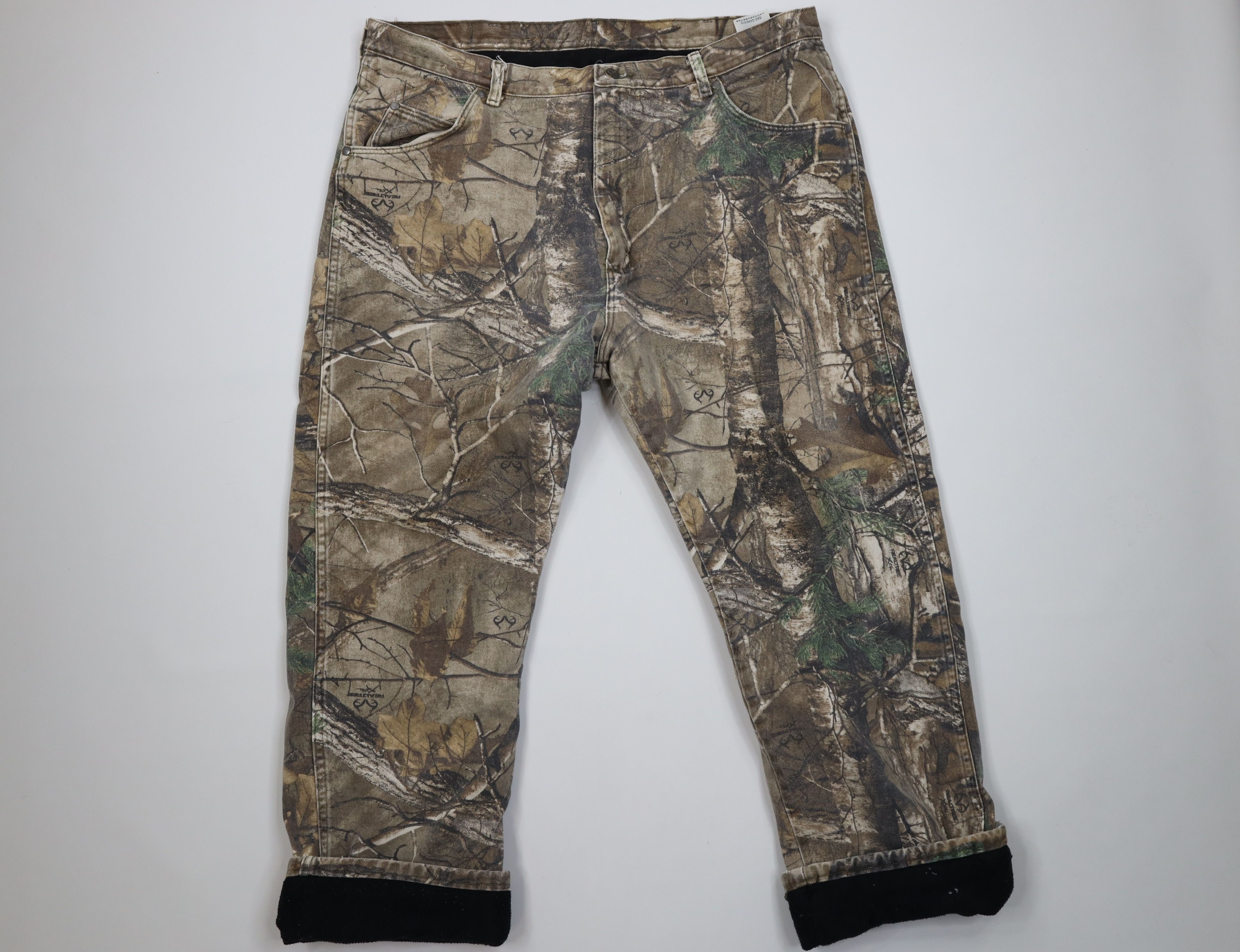 Wrangler Vintage Wrangler Lined Wide Leg Camouflage Denim Jeans Size US 40 / EU 56 - 1 Thumbnail
