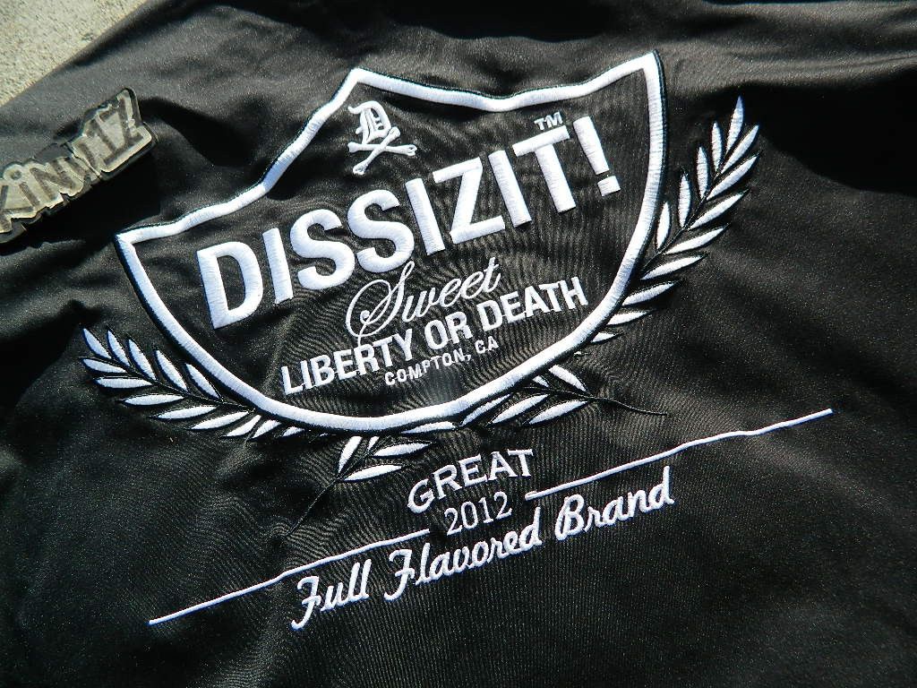 Dissizit Dissizit! "Liberty Or Death" Black Camo Bomber Jacket L Size US L / EU 52-54 / 3 - 1 Thumbnail