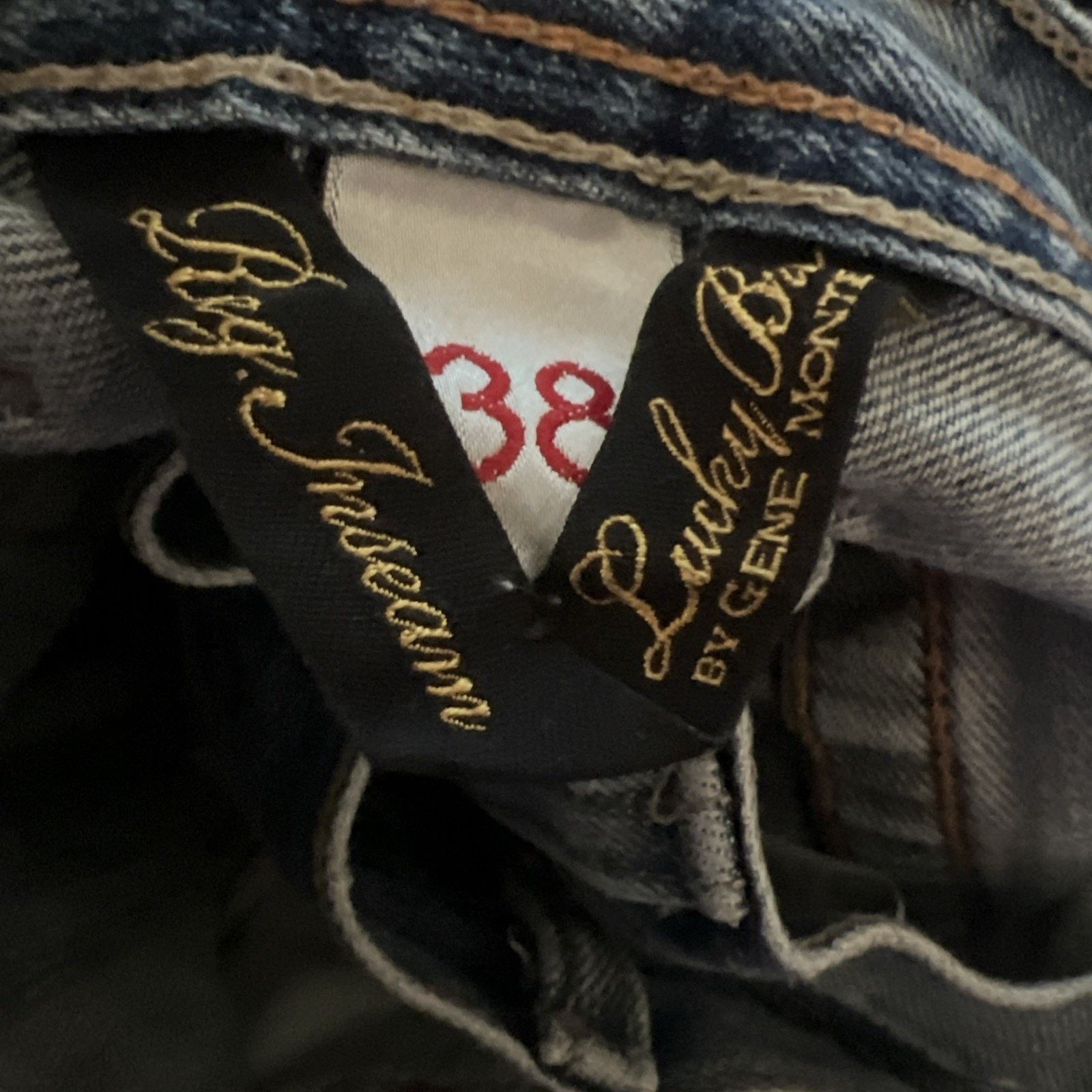 Lucky Brand Lucky Brand Denim Jeans Relax Bootleg Mens 38x31 Distressed Size US 38 / EU 54 - 7 Thumbnail