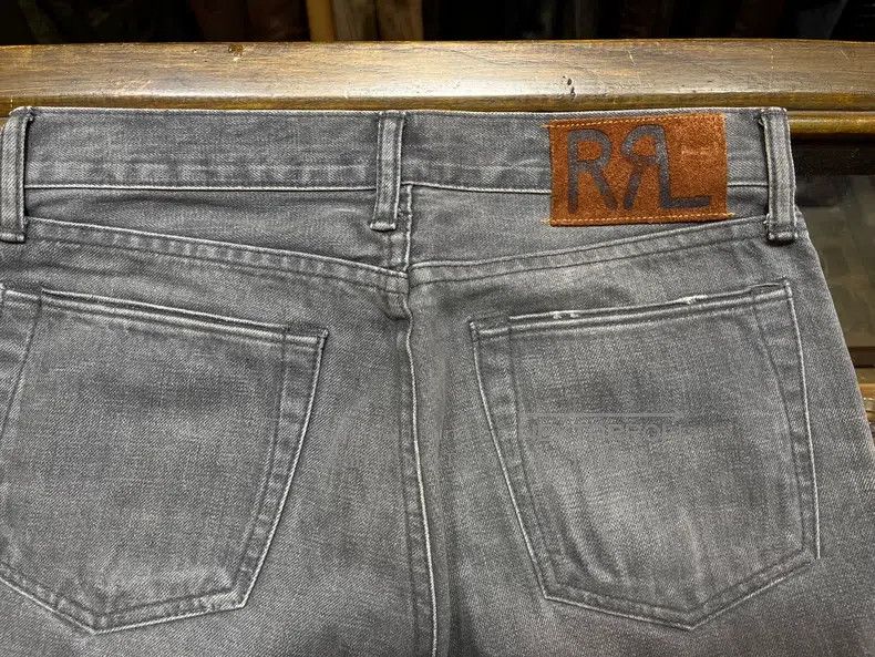 RRL Ralph Lauren RRL Ralph Lauren Grey Cow Jeans Size US 32 / EU 48 - 9 Thumbnail