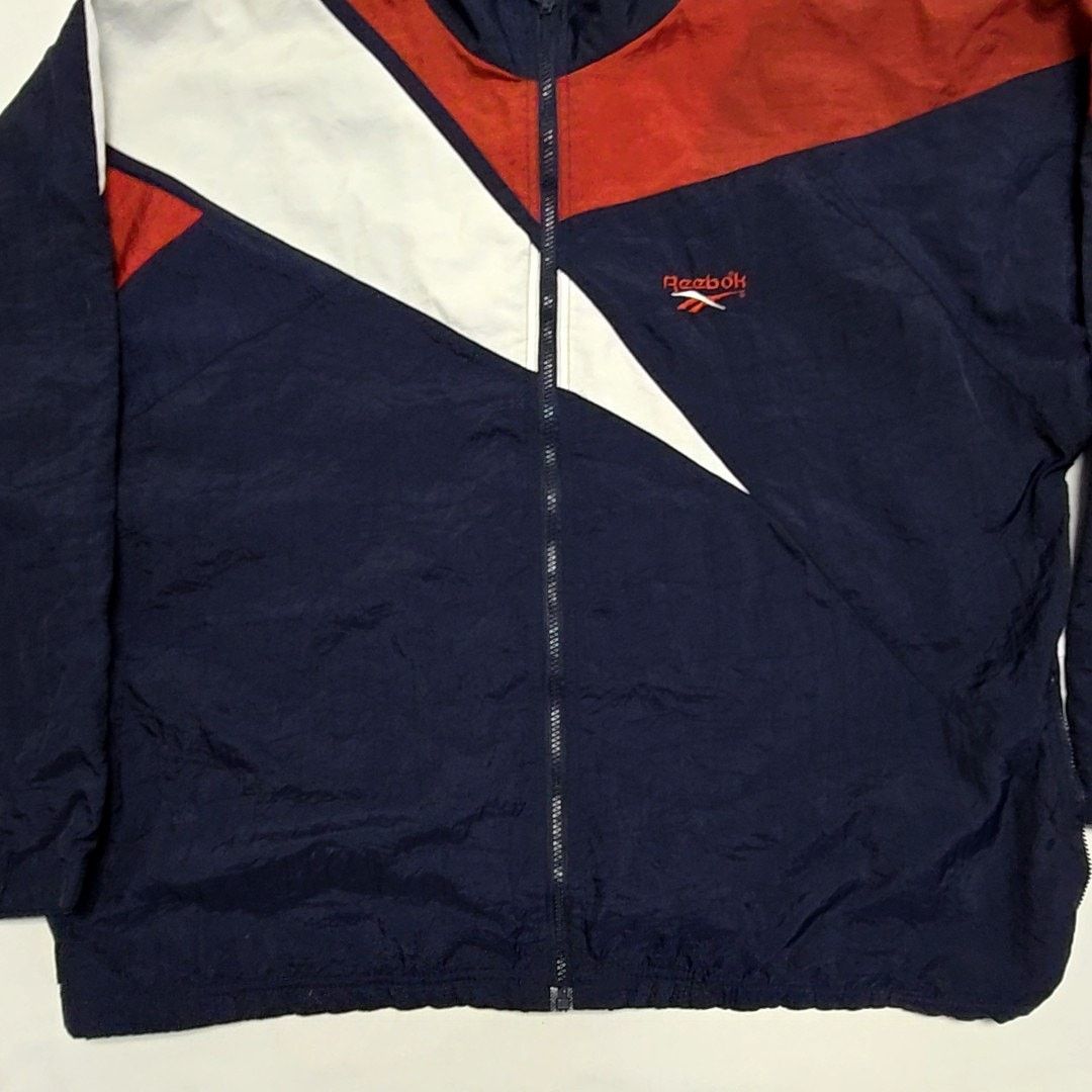 Reebok Vintage Reebok Windbreaker Shawn Kemp Kamikaze Blue L Size US L / EU 52-54 / 3 - 3 Thumbnail