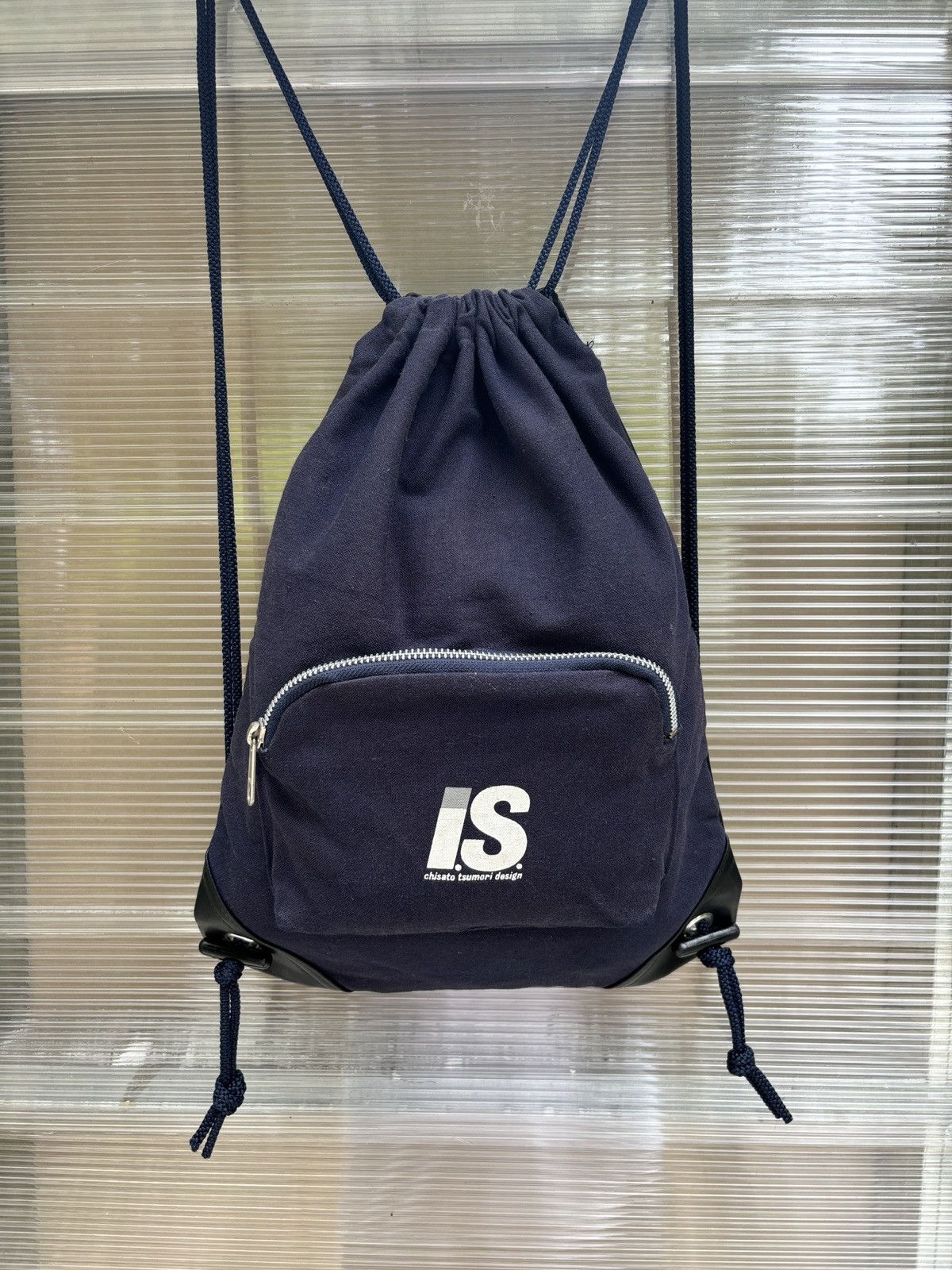 I.S. Issey Miyake drawstring bag
