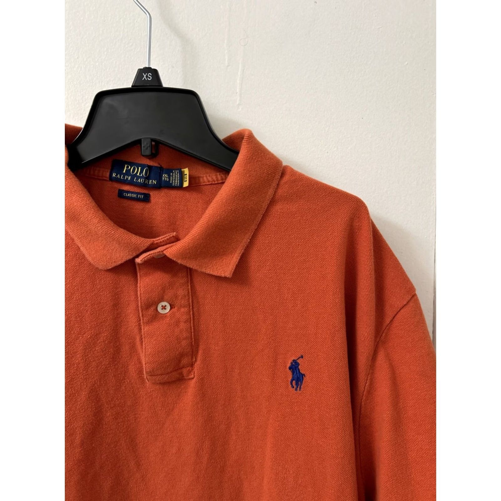 Polo Ralph Lauren Polo Ralph Lauren Shirt Mens 2XL Blue Classic Fit Short Sleeve Pony Logo Cotton Spandex Solid Size US XXL / EU 58 / 5 - 4 Thumbnail