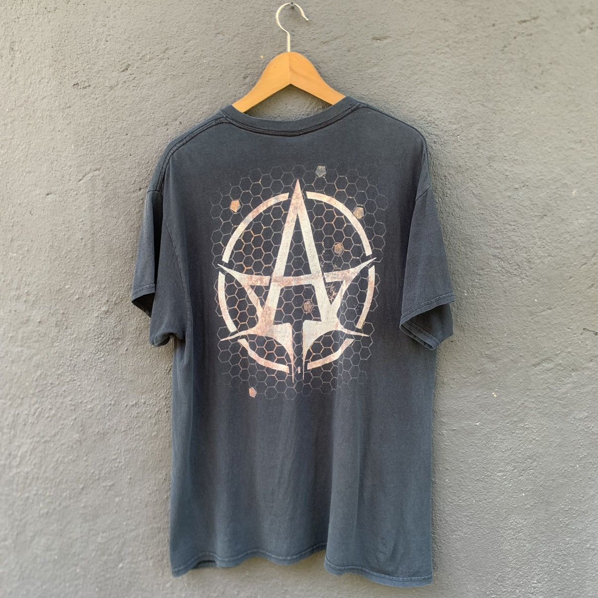 Band Tees Thrashed Faded Allegaeon Metal Band Tee Size US L / EU 52-54 / 3 - 4 Thumbnail