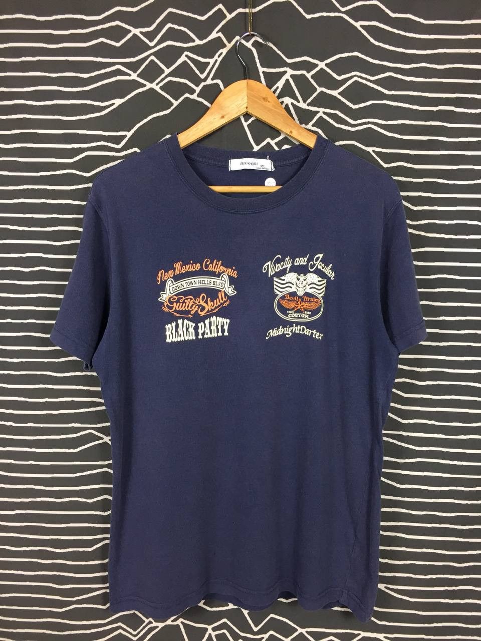 Japanese Brand × Vintage Bluegill New Mexico California Guilty Skull Tee Size US XL / EU 56 / 4 - 5 Thumbnail