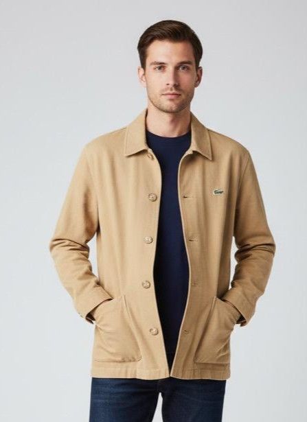 Lacoste Vintage Lacoste Workers Denim Jacket Size US L / EU 52-54 / 3 - 1 Thumbnail